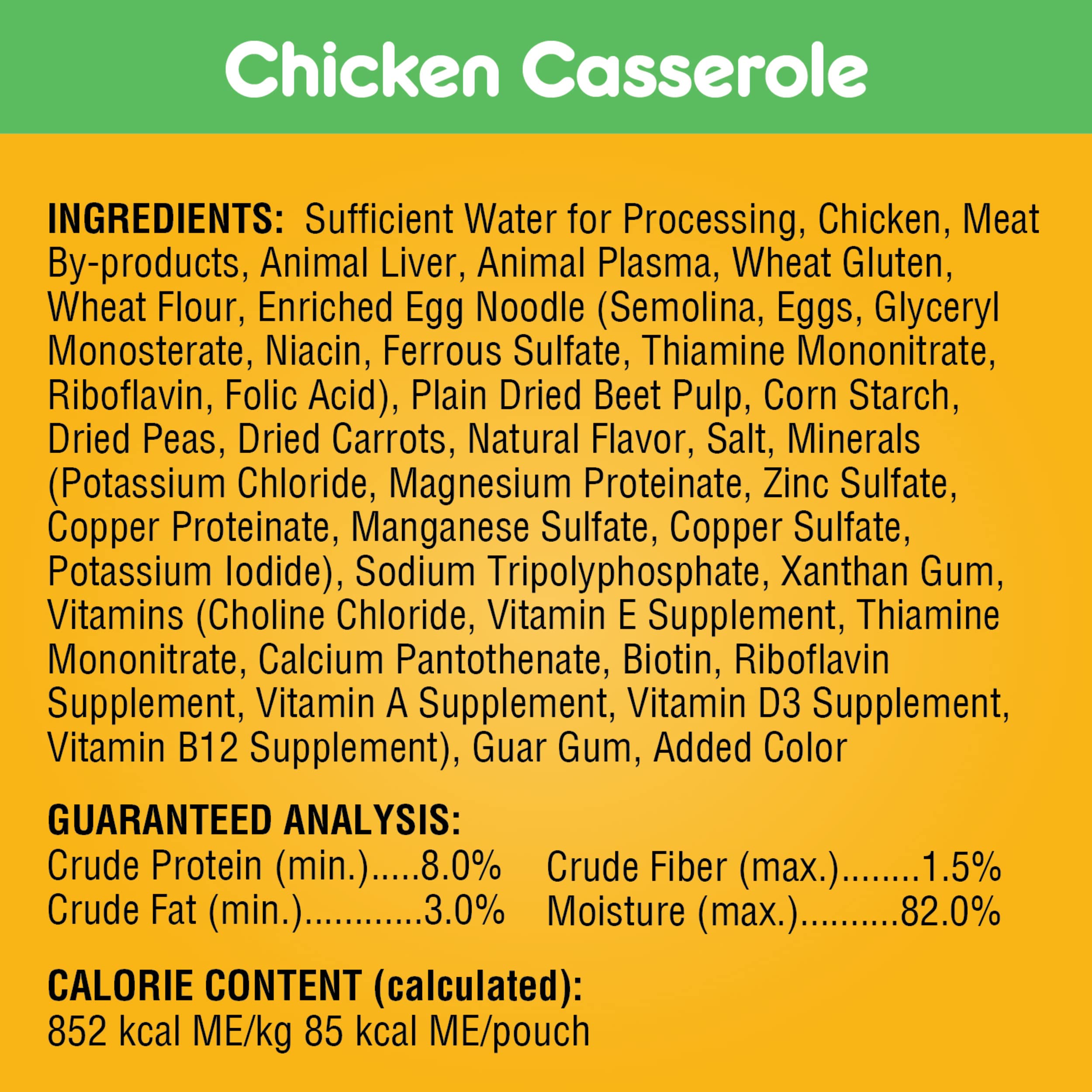 Pedigree Choice Cuts In Gravy Dog Food 18-Count Chicken Casserole Variety Pack, 3.5 oz Pouches (Pack of 2)