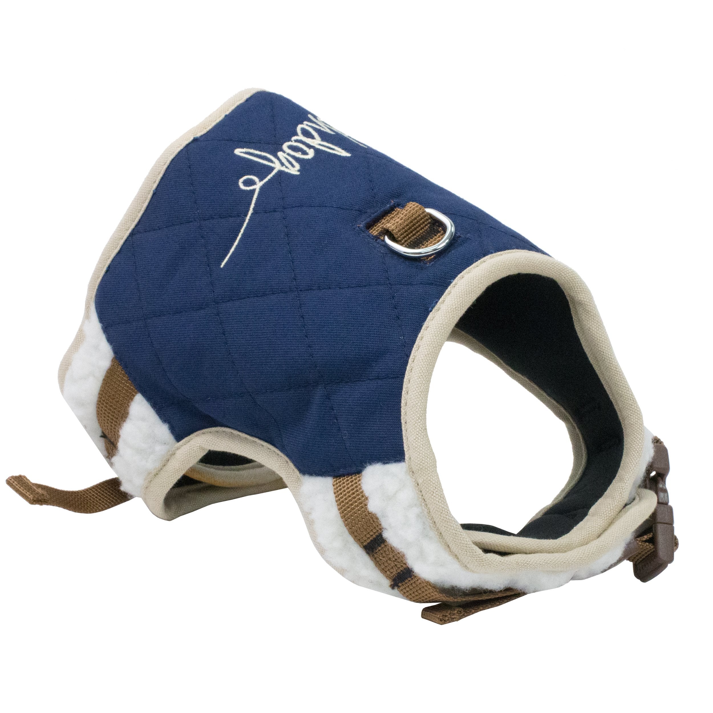 TOUCHDOG Tough-Boutique Adjustable Fashion Designer Pet Dog Harness and Leash Combination, Large, Royal Blue