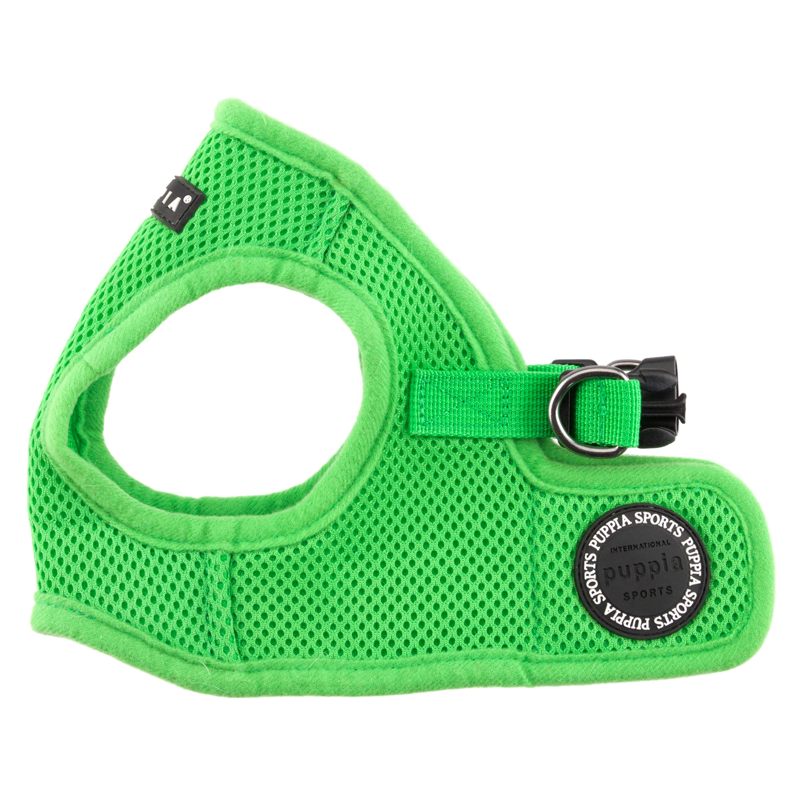 PUPPIA International Harness Soft B Vest, Medium, Green