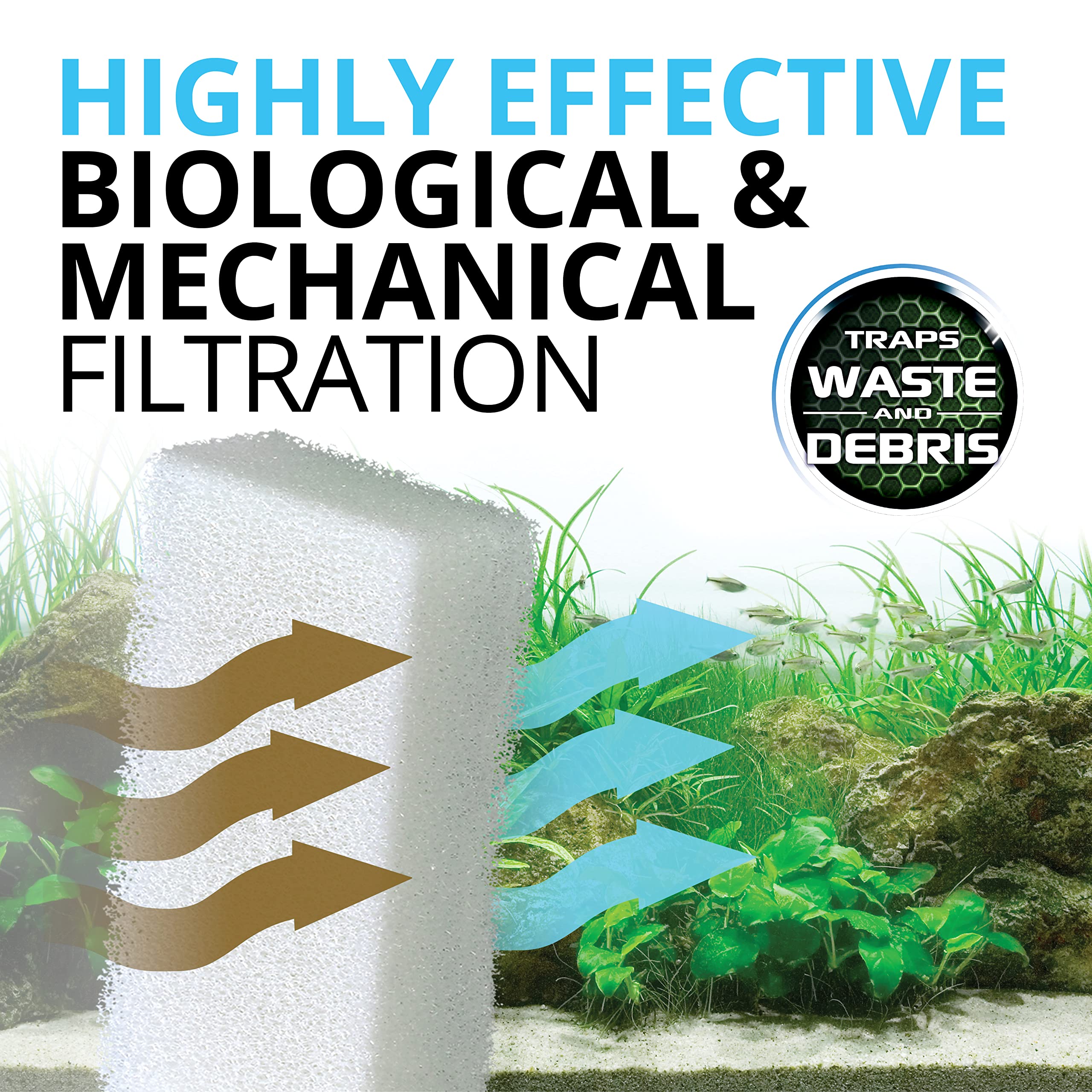 Fluval Fx5 Filter Foam Block - 3-Pack