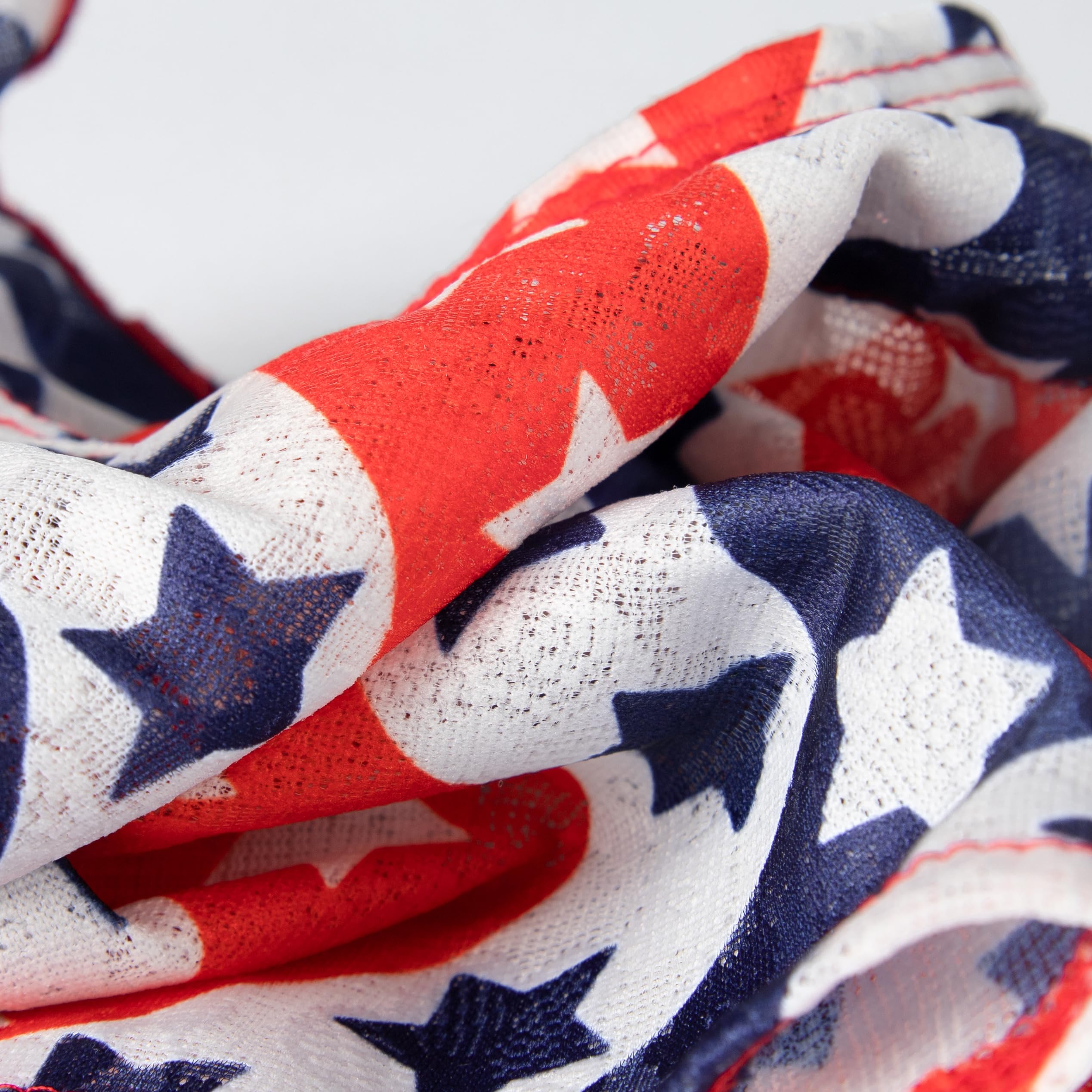 Fitwarm 4th of July Dog Dress, Patriotic Stars Dog Clothes for Small Dogs Girl, Ruffled Dog Princess Dress, Pet Outfit, Red, Blu