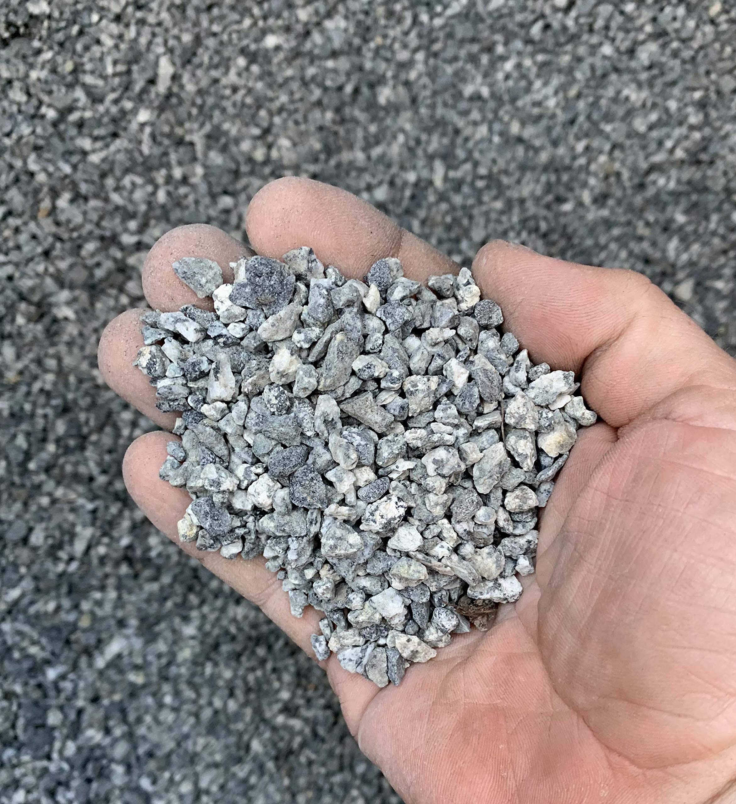 Mighty109 Granite Pea Gravel 40 Lbs. Crushed, Decorative Granite.