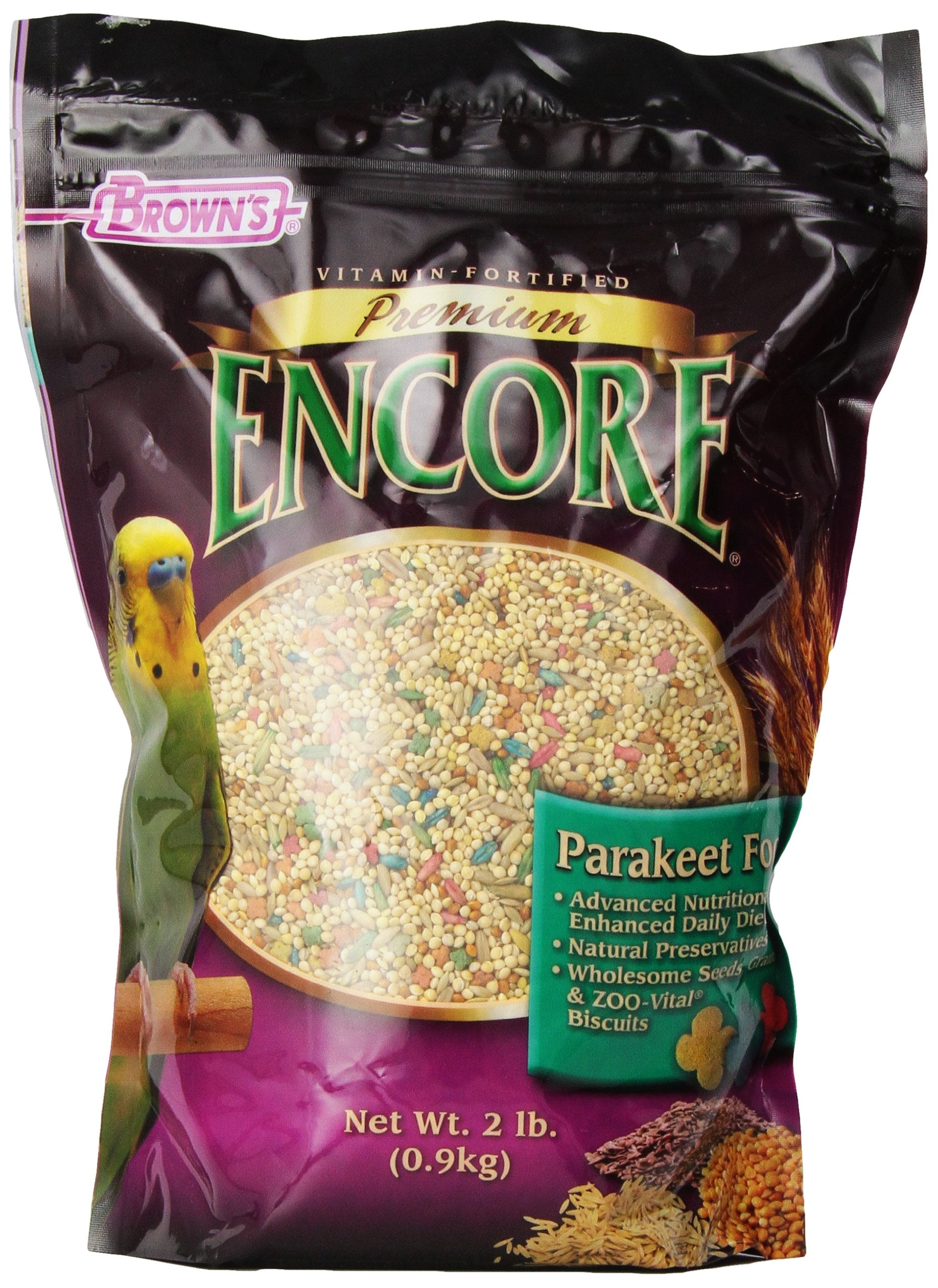 F.M. Browns Encore Parakeet Food, 2-Pound