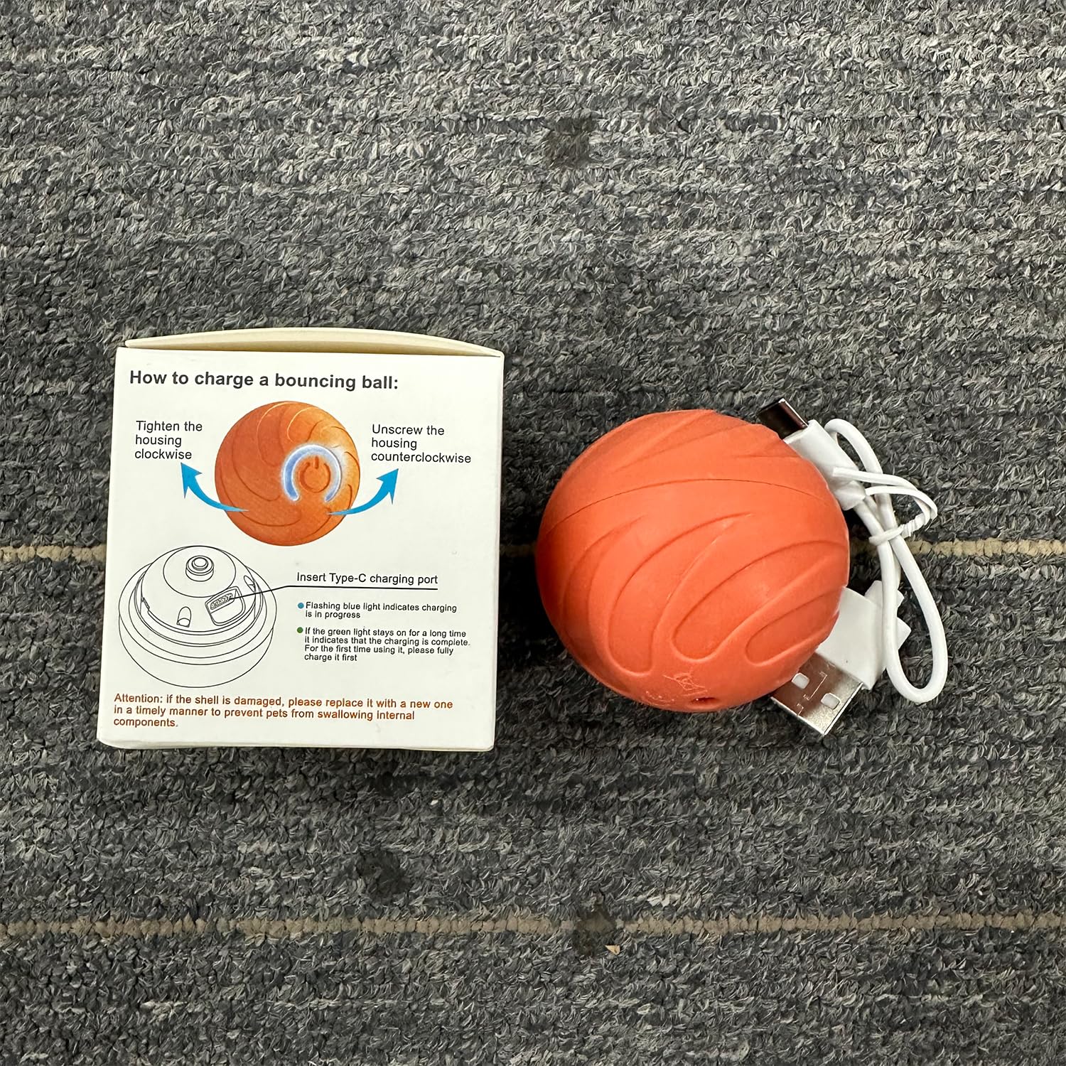 Gshlgao Smart Jumping Ball For Dogs,Smart Jumping Ball Dog Toy,Shaky Balls Toy For Dogs,Vibrating Dog Balls,Bouncingball Fordog,