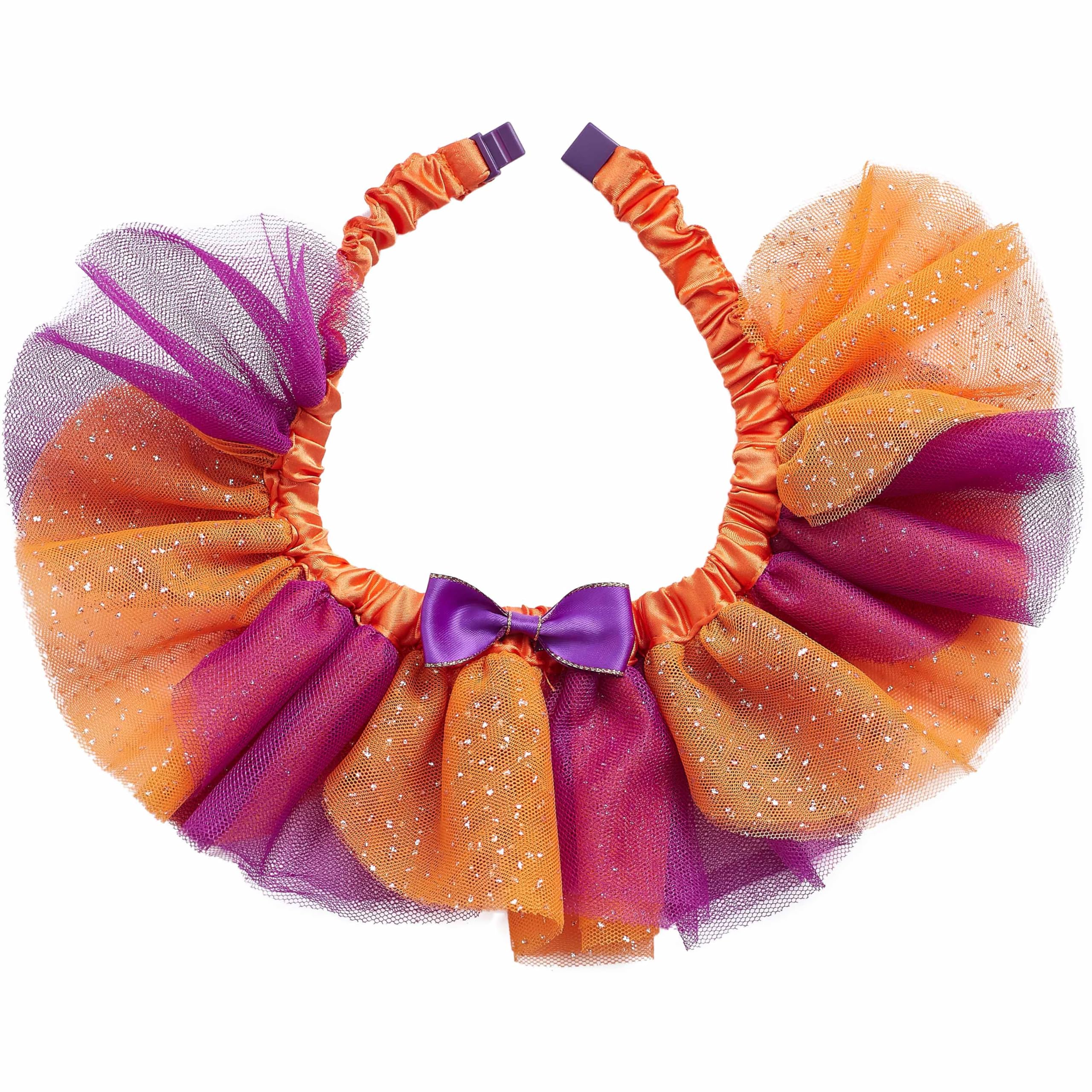 Blueberry Pet Halloween Party Adjustable Breakaway Costume Dog Collar In Warm Tone, X-Small