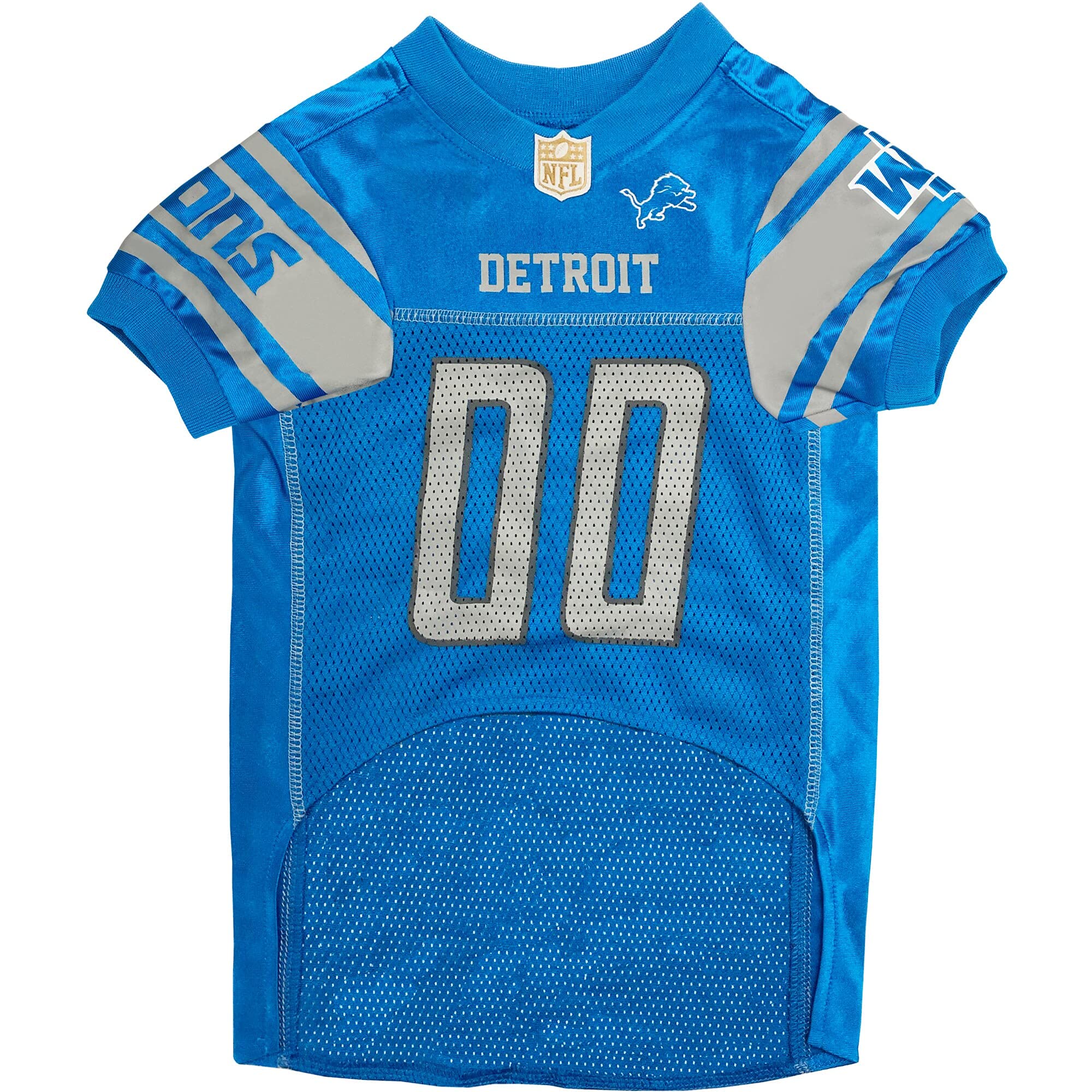 Detroit Lions Mesh Pet Jersey