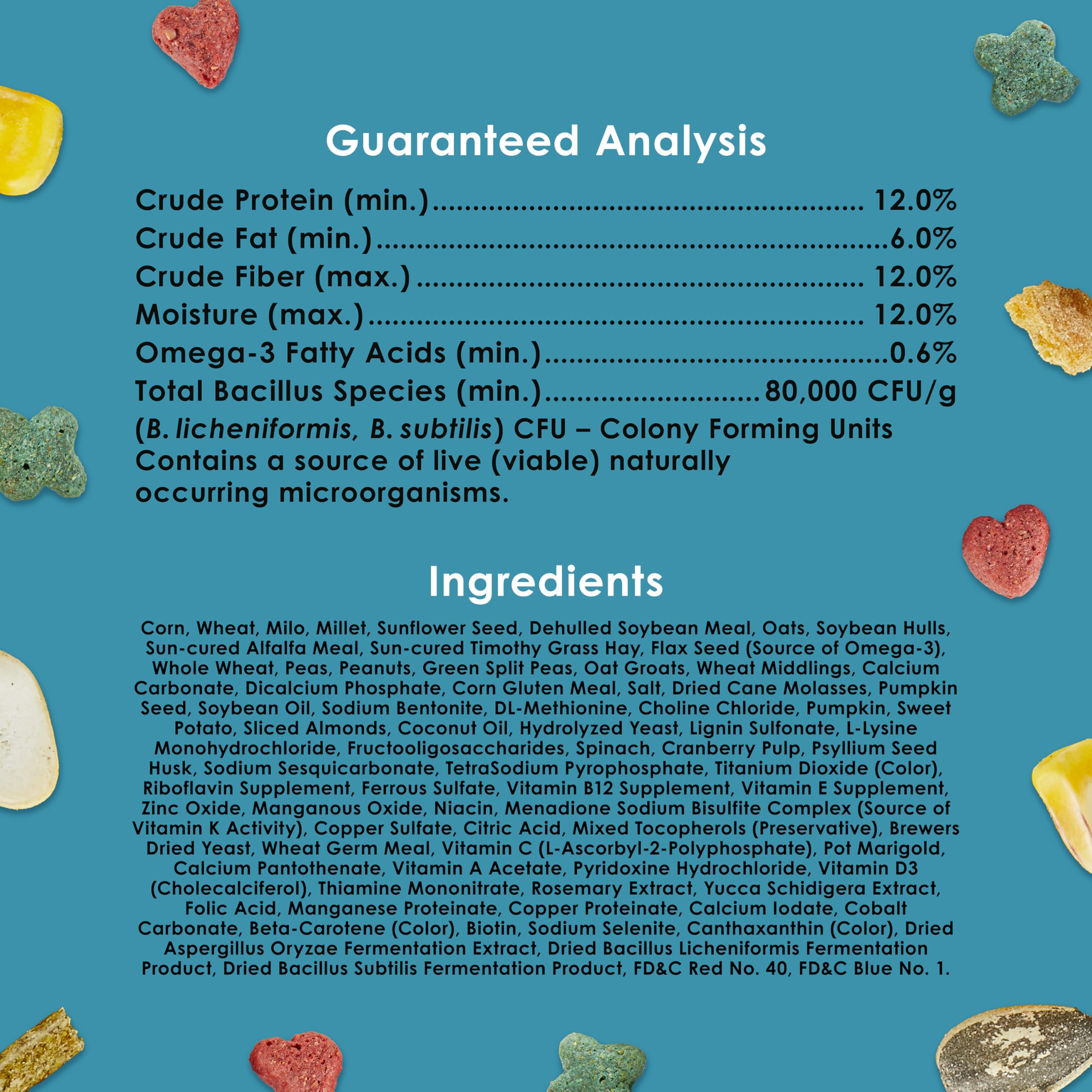 Kaytee Forti-Diet Pro Health Nourish+Protect Hamster and Gerbil Food, Comprehensive Nutrition Backed by Science, Digestive Healt