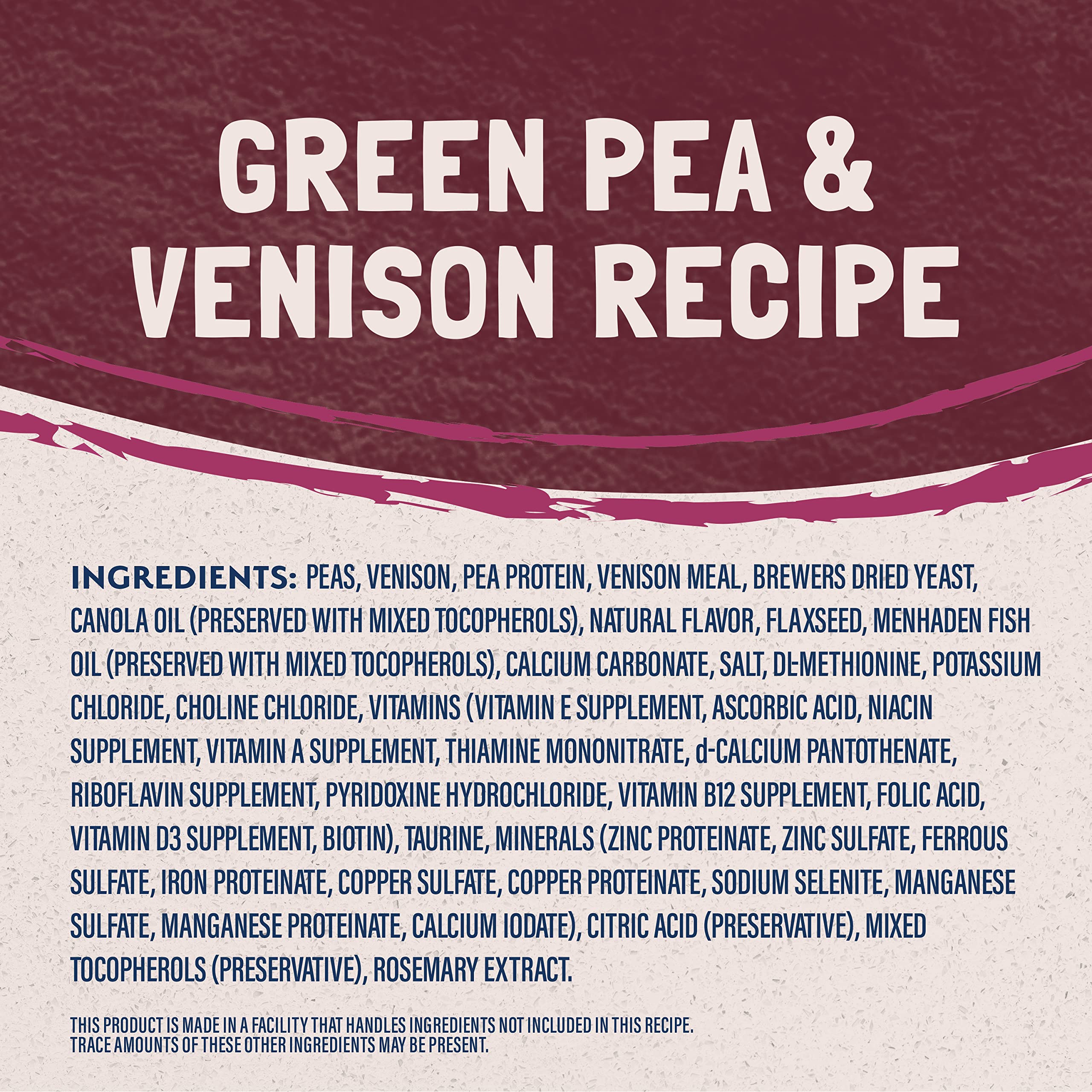 Natural Balance Limited Ingredient Reserve Grain Free Dry Cat Food, Green Pea & Venison Recipe, 8 Pounds