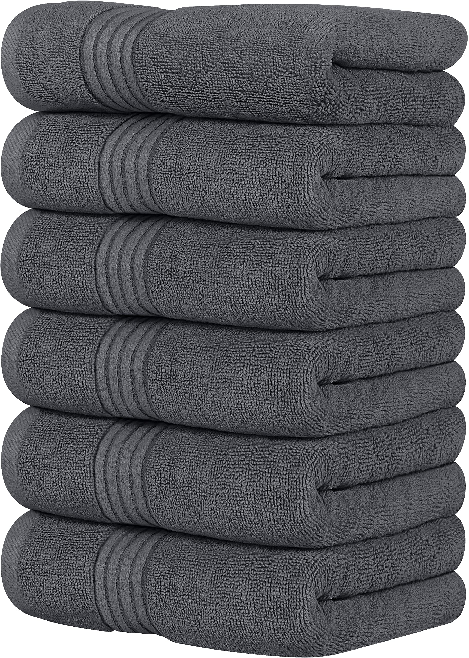 Utopia Towels 6 Piece Luxury Hand Towels Set, (16 x 28 inches) 100 Ring Spun cotton, Lightweight and Highly Absorbent 600gSM Tow