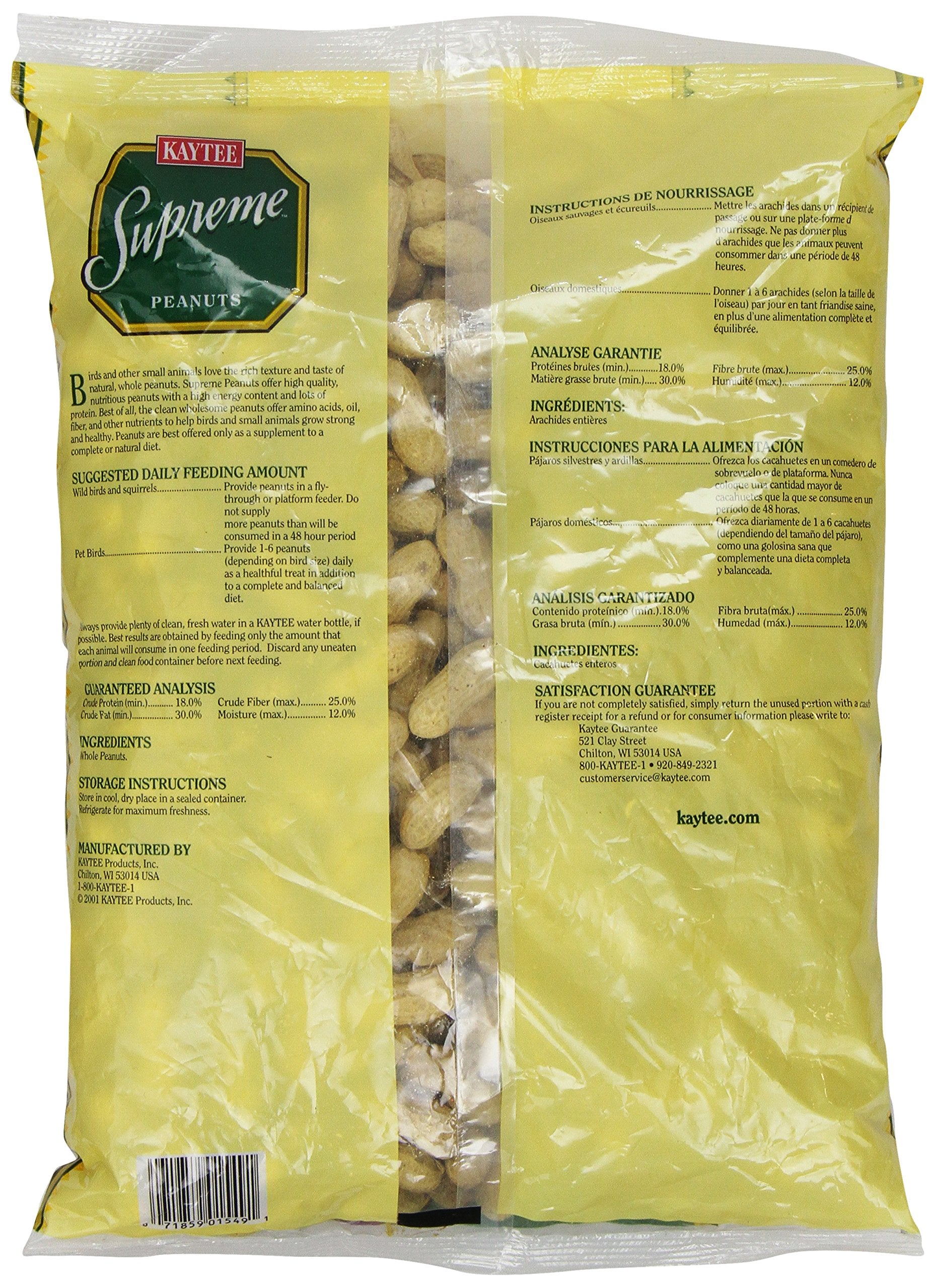 Kaytee Supreme Peanut Bird Food, 2-Pound