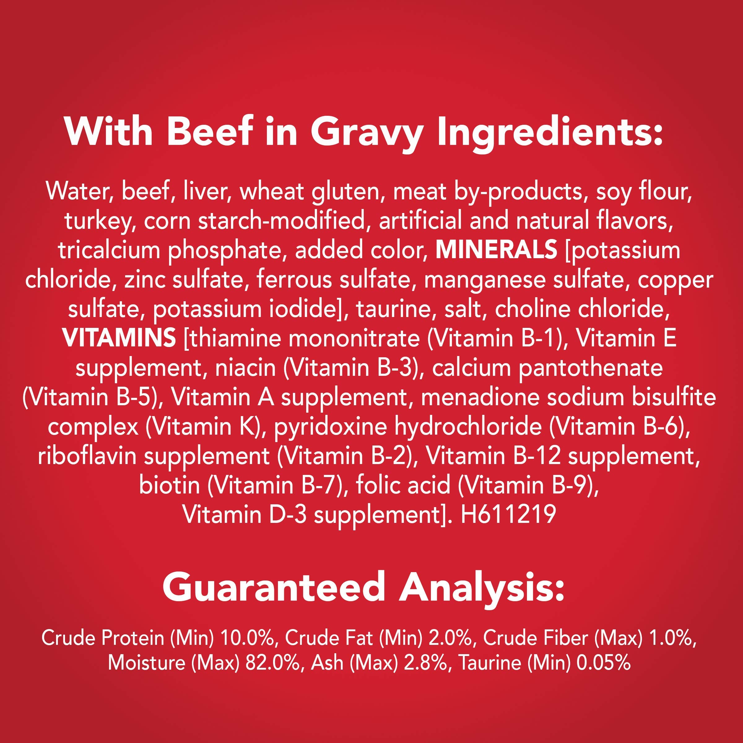 Purina Friskies Gravy Wet Cat Food, Beef Prime Filets, 24 Pack of 5.5 oz Cans