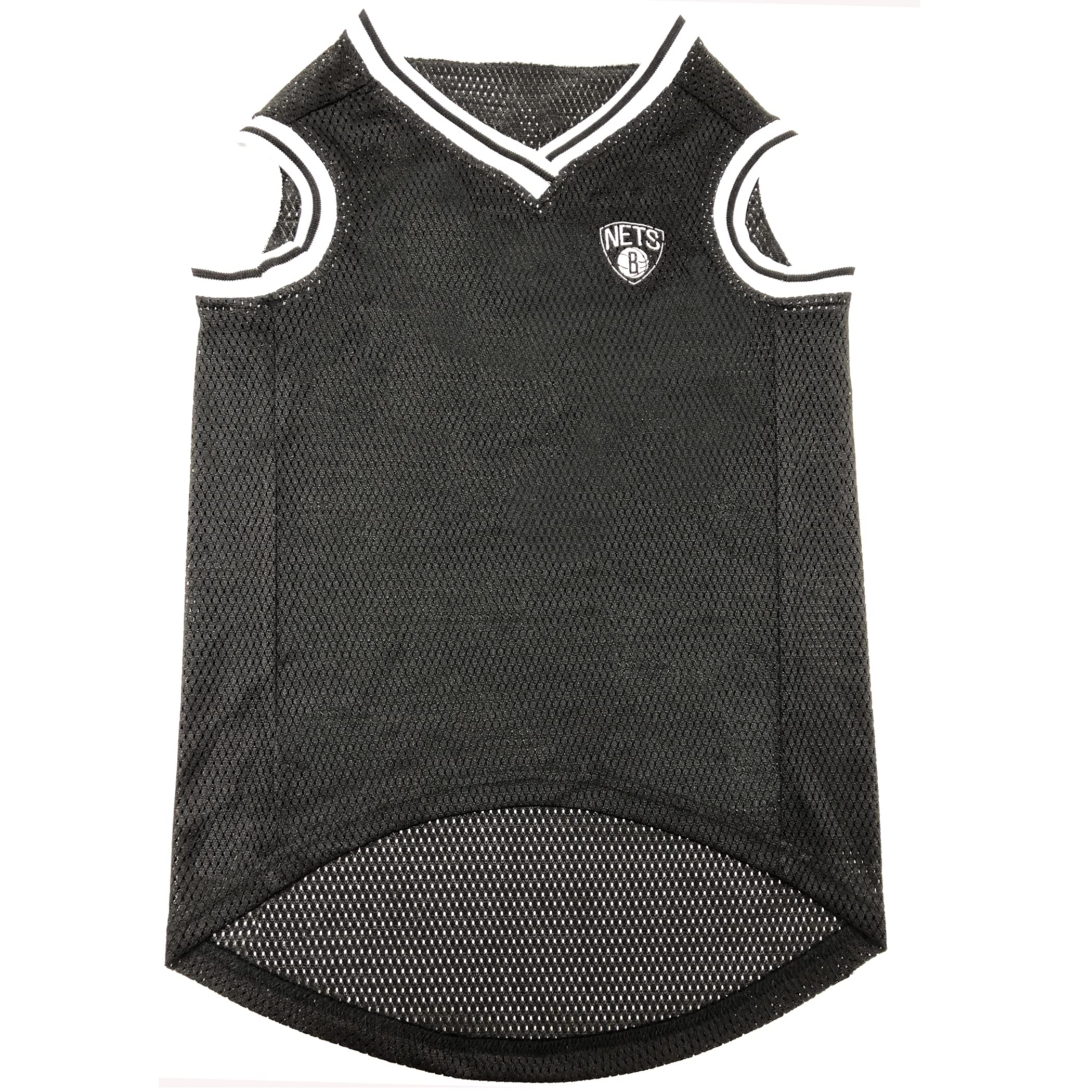 NBA PET Jersey Brooklyn NETS Basketball Dog Jersey, Medium. Best Licensed Basketball Jersey for The Real Four-Legged Fan!