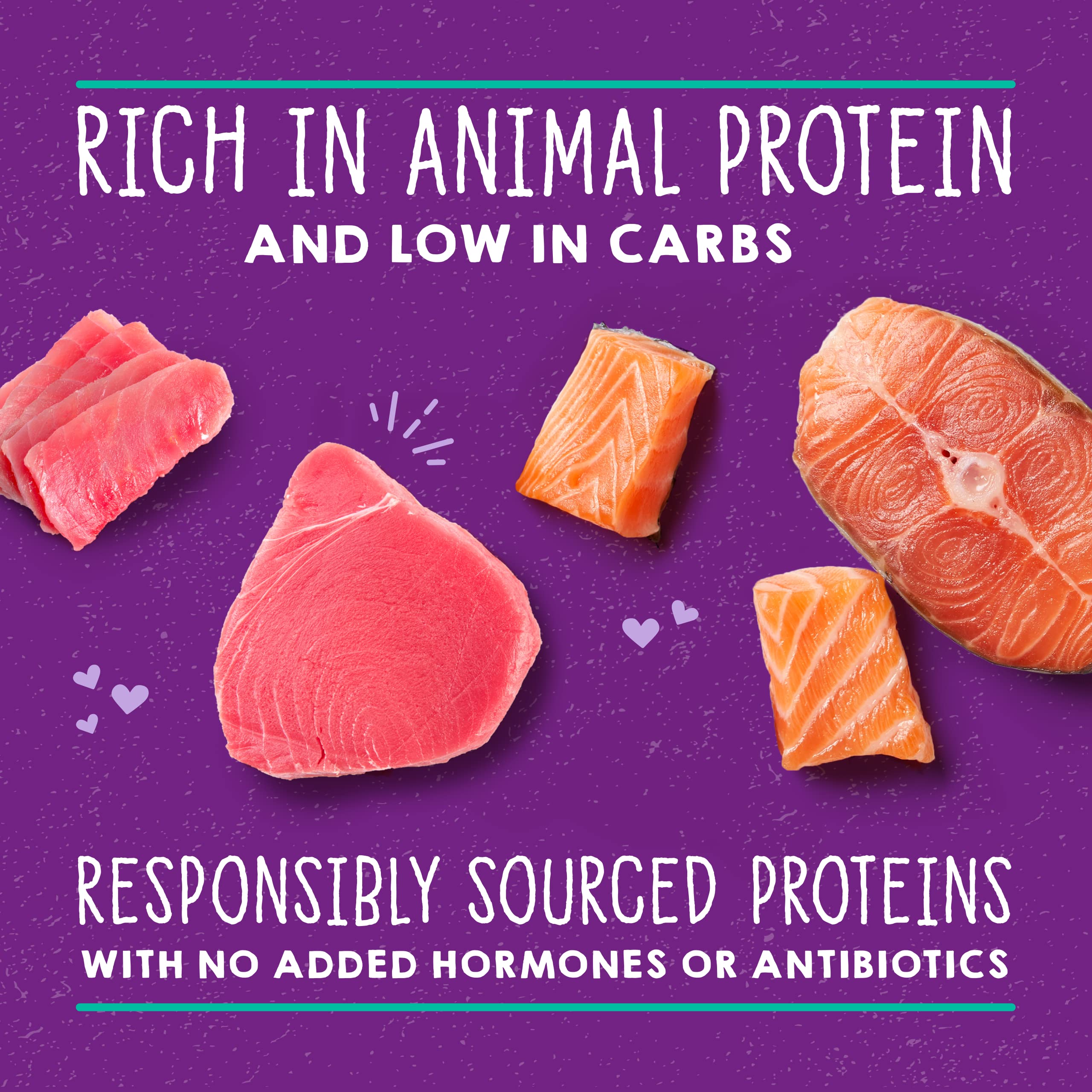 Stella & Chewys Carnivore Cravings Savory Shreds Cans - Grain Free, Protein Rich Wet Cat Food - Wild-Caught Tuna & Salmon Recipe