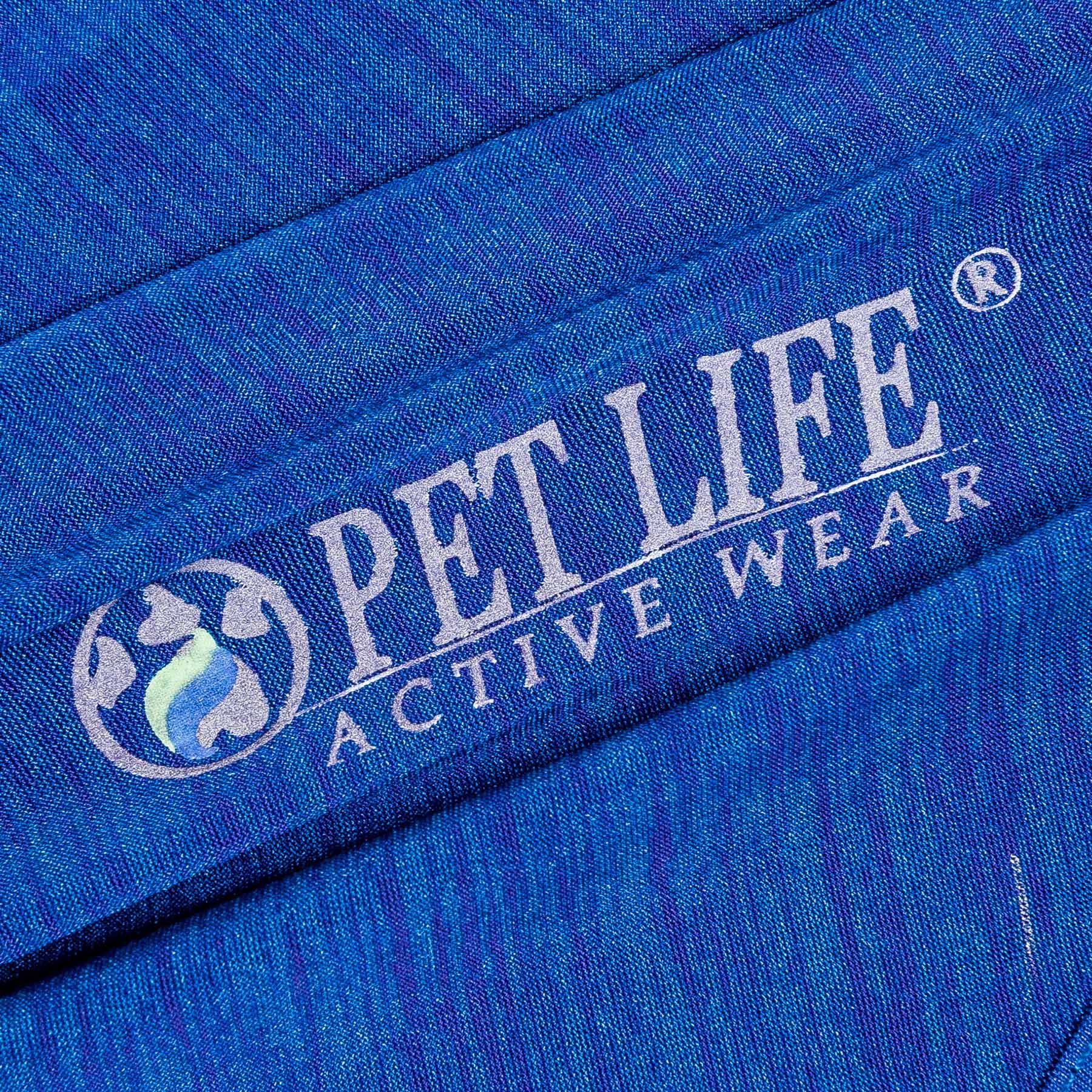 Pet Life Active 'Chewitt Wagassy' 4-Way Stretch Performance Long Sleeve Dog T-Shirt(D0102H70Z4G.)