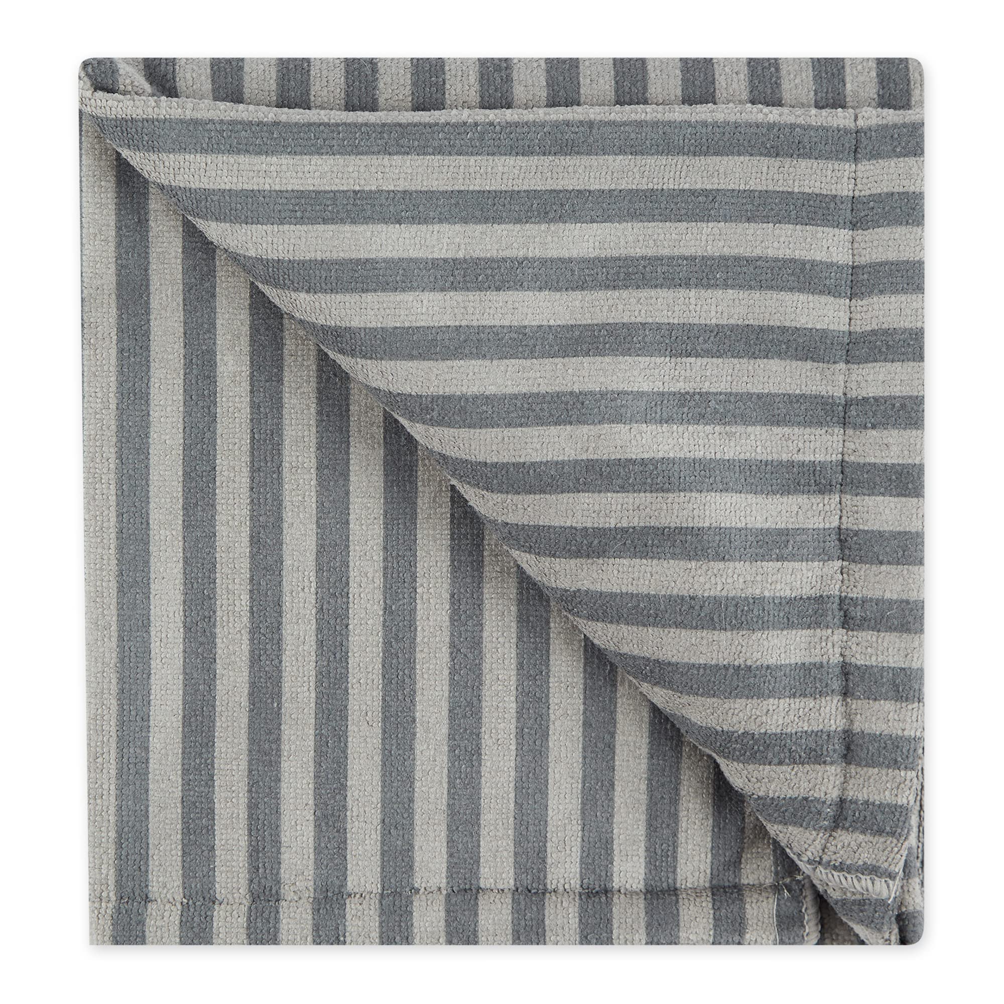 Bone Dry Pet Grooming Towel Collection Absorbent Microfiber X-Large, 41X23.5'', Striped Gray