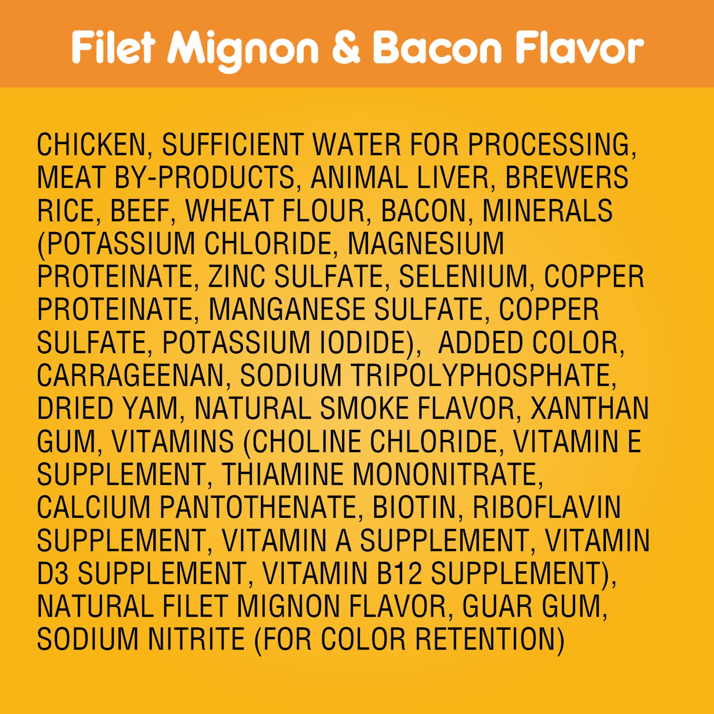 PEDIGREE Chopped Ground Dinner Filet Mignon & Bacon Flavor Wet Dog Food 13.2 Ounces (Pack of 12)
