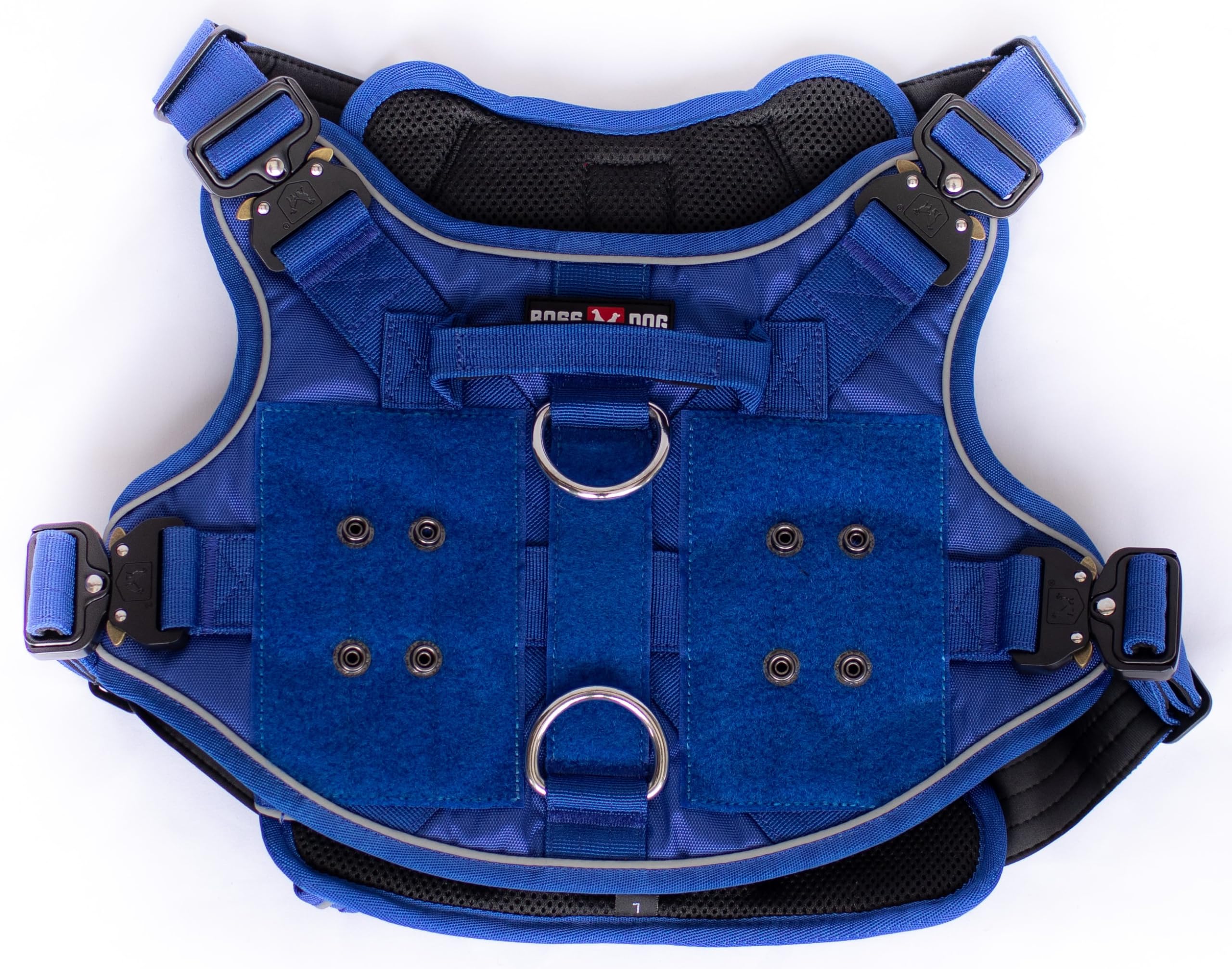 Boss Dog Tactical Harness, Blue, Small