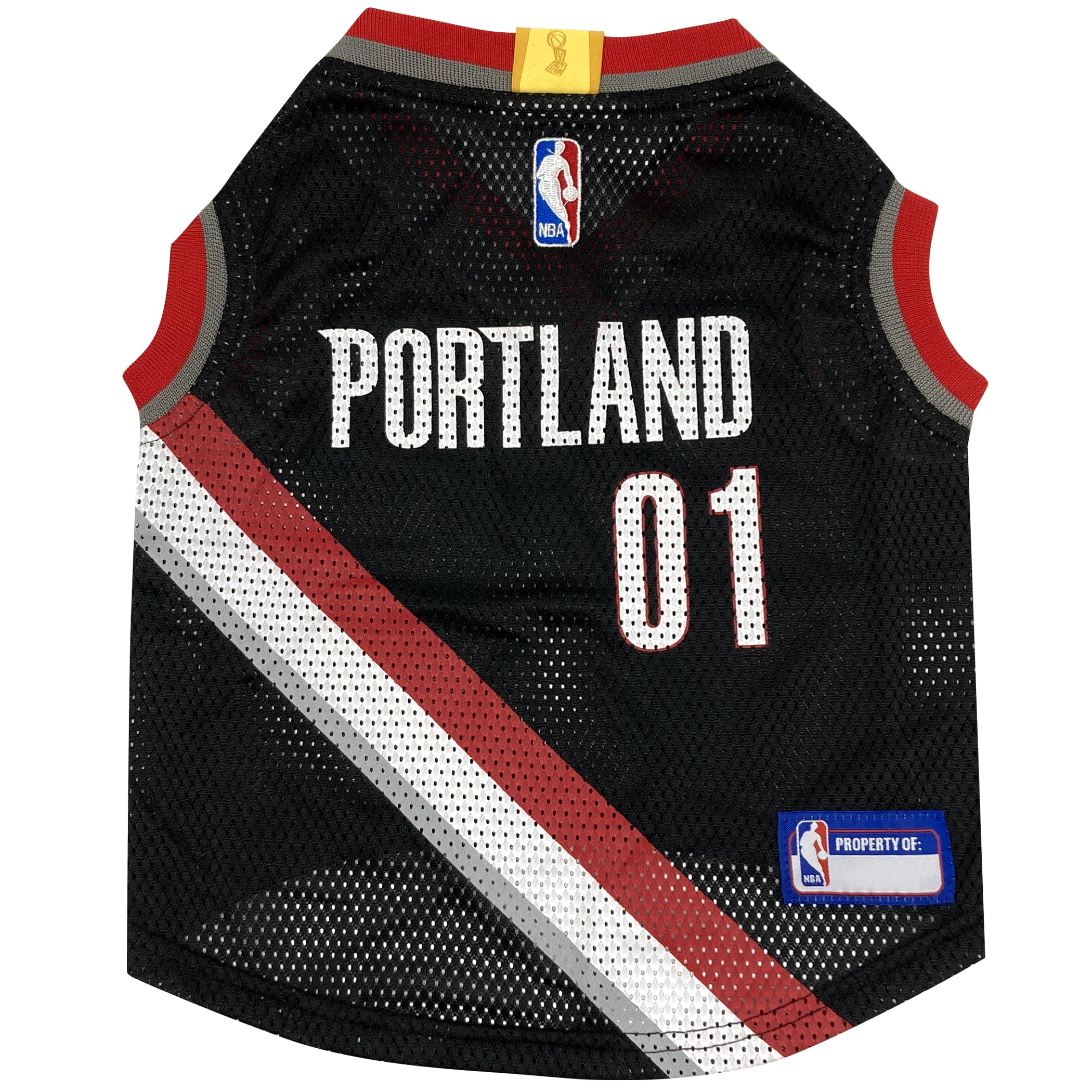 Pets First NBA Portland Trailblazers Dog Jersey, X-Large - Tank Top Basketball Pet Jersey