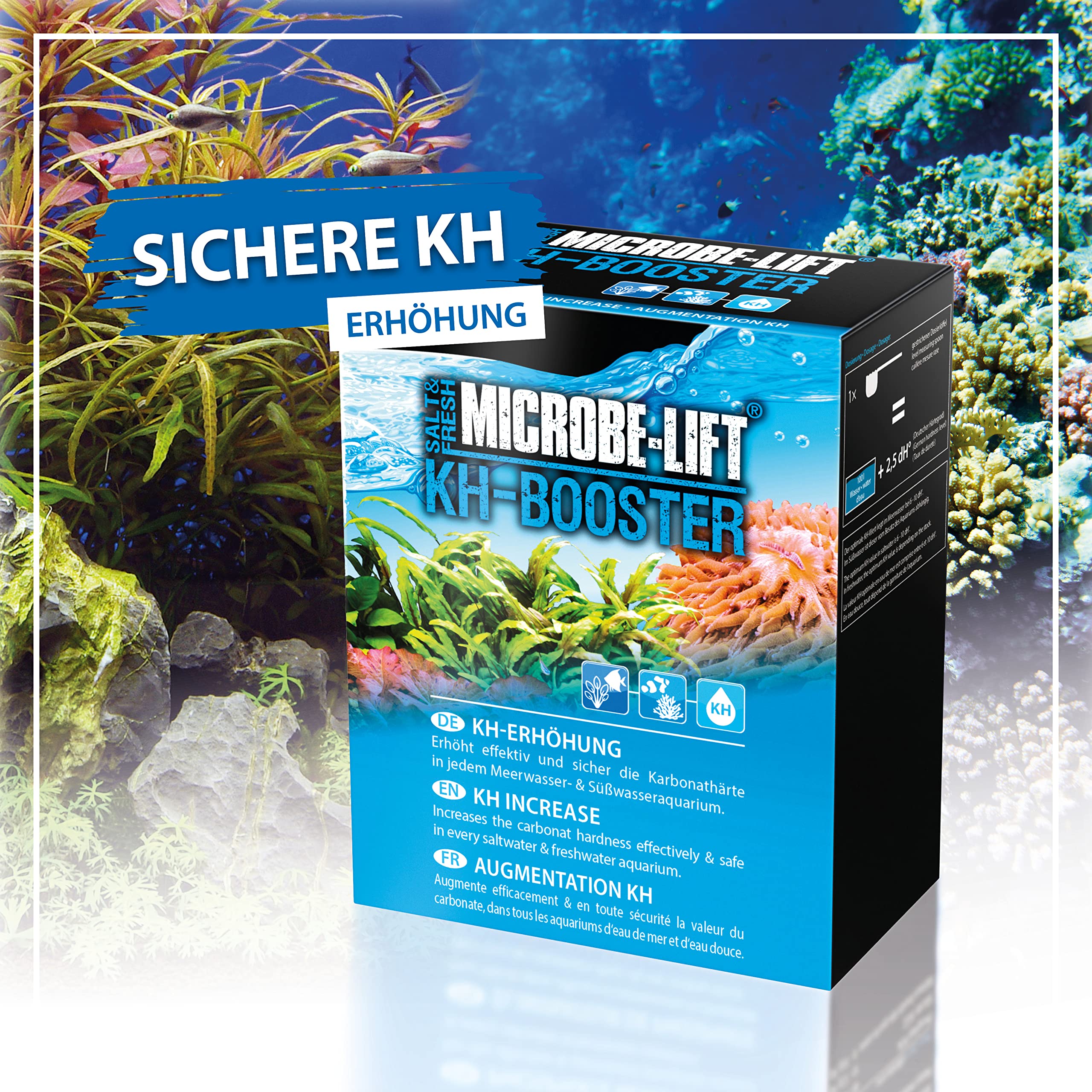 Microbe-Lift KH Bio-Active Booster (Carbonate Alkalinity) - 35 oz. (1,000 gr), (CABLG)