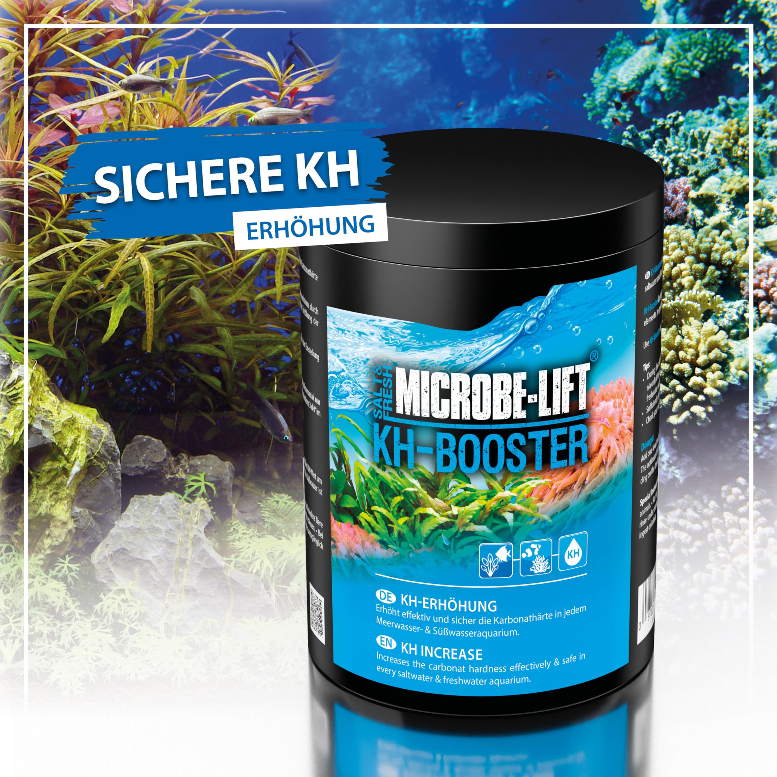Microbe-Lift KH Bio-Active Booster (Carbonate Alkalinity) - 35 oz. (1,000 gr), (CABLG)