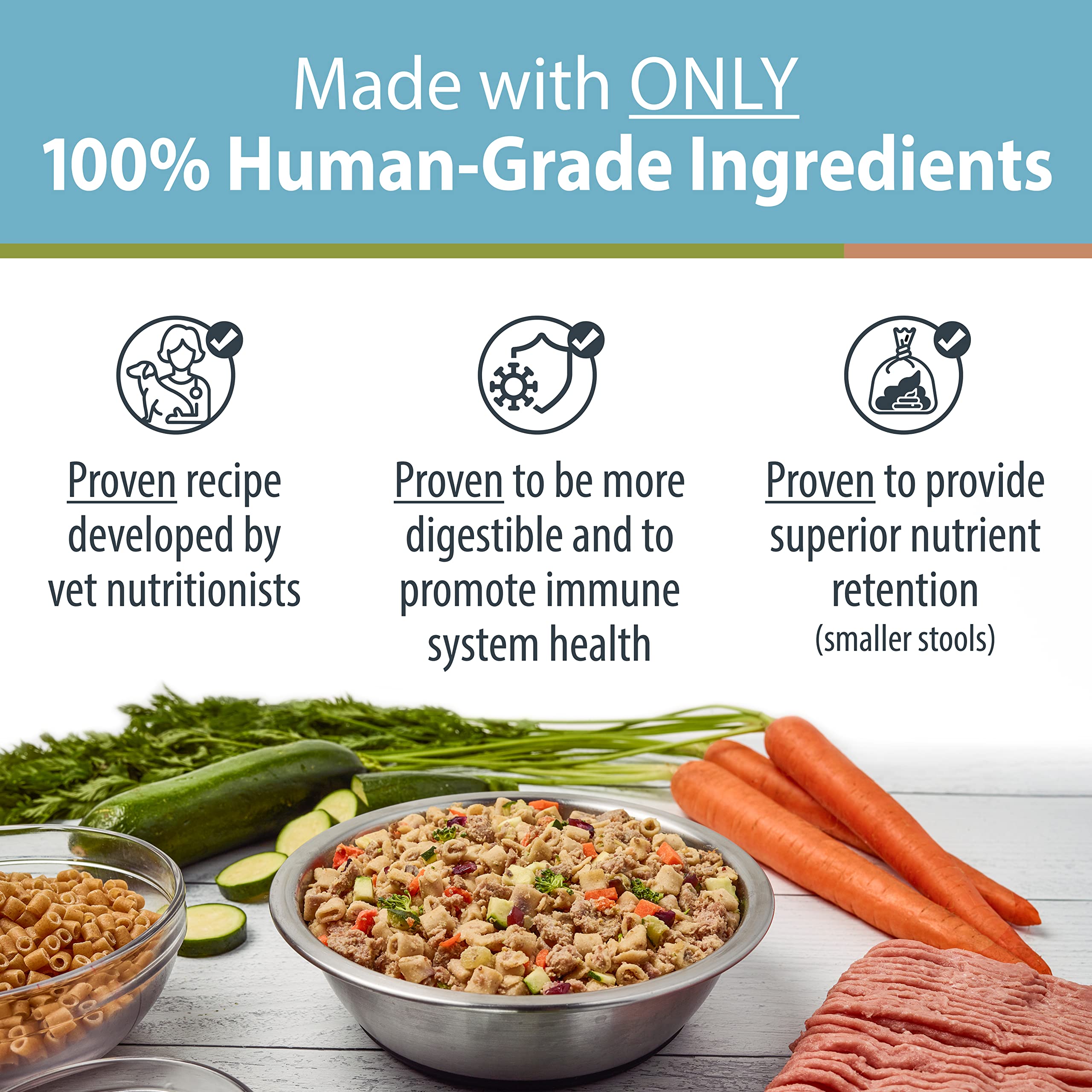 JustFoodForDogs Pantry Fresh Wet Dog Food Complete Meal or Dog Food Topper, Turkey & Whole Wheat Macaroni Human Grade Dog Food R