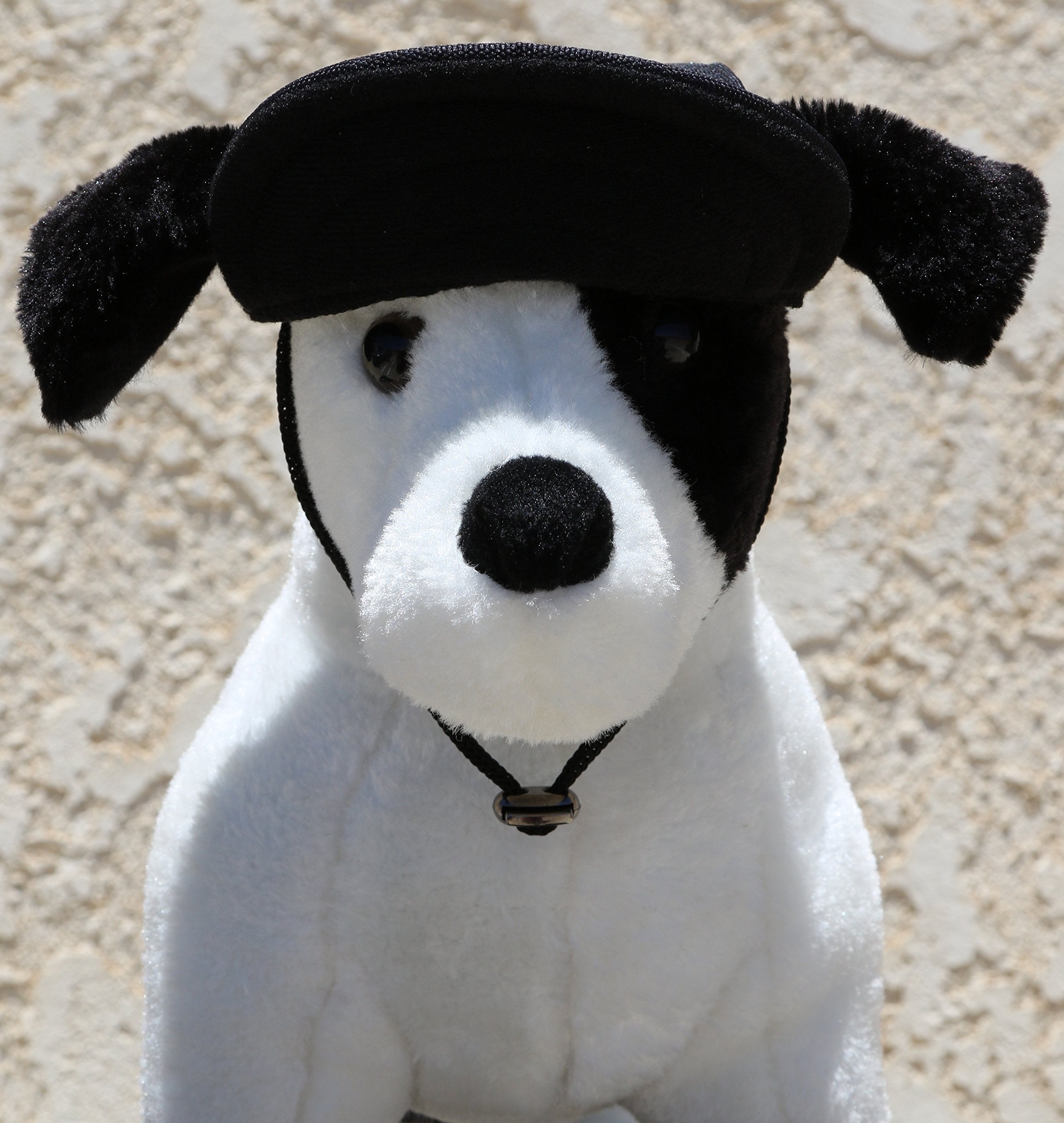 Lovewally Dog Outdoor Pet Hat Black Adjustable (Medium)