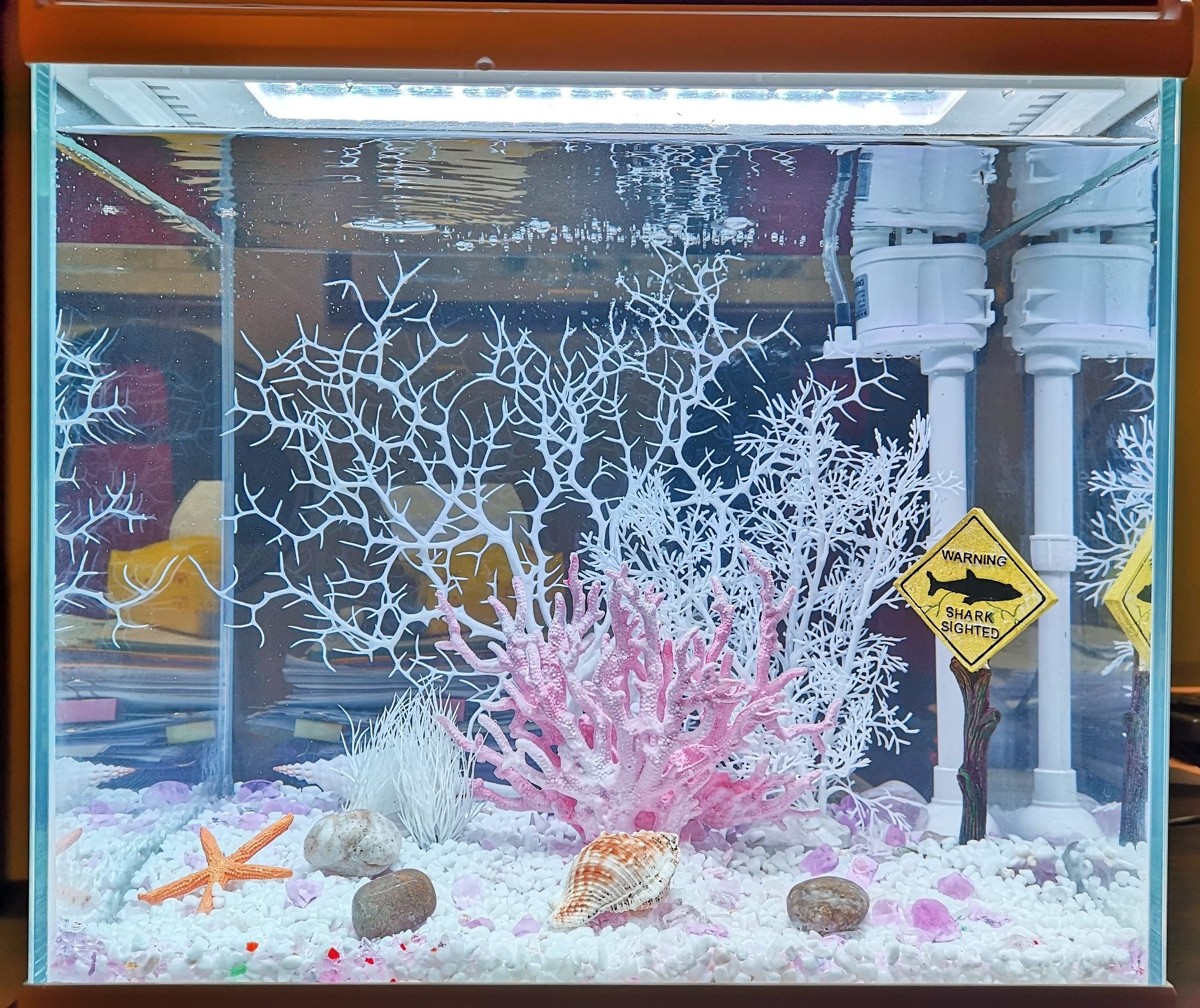 Awxzom Fish Tank Decorations – Coral & Plant Set (Tank Not Included)