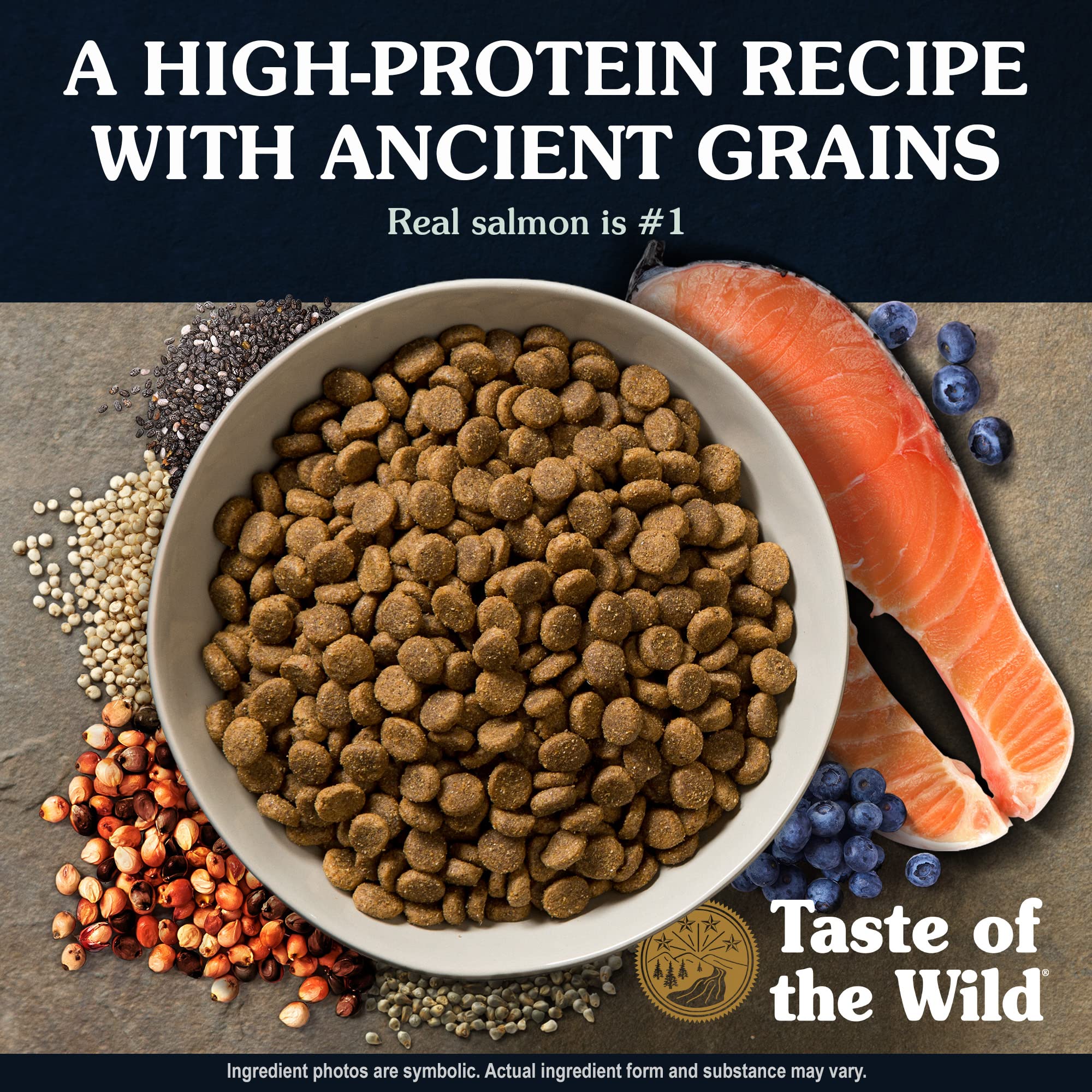 Taste Of The Wild Ancient Stream Canine Recipe With Smoke-Flavored Salmon And Ancient Grains 14lb