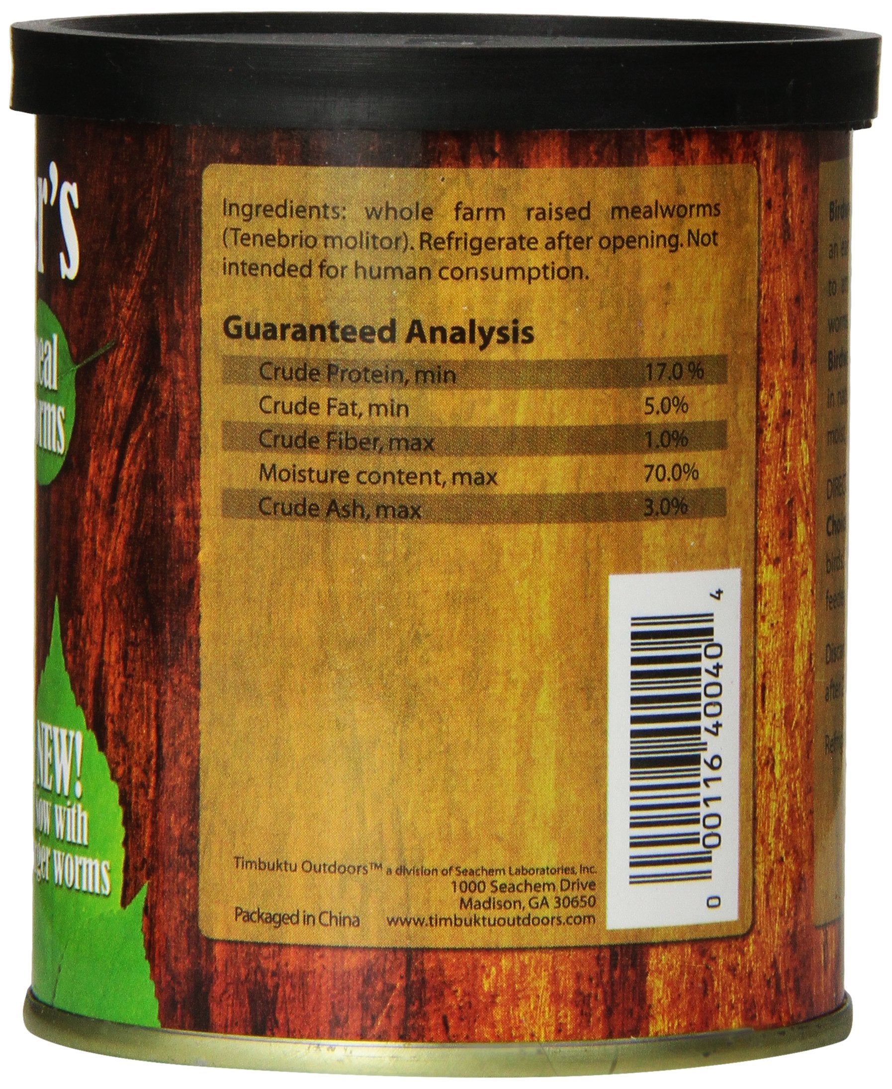 BirdwatcherS Choice: Small Meal Worms, 70 G / 2.5 Oz