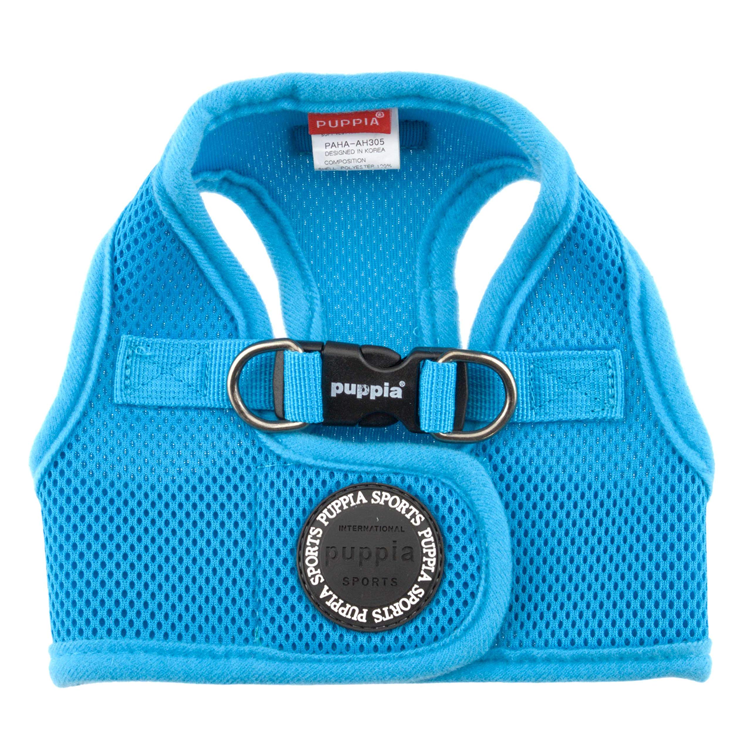 PUPPIA International Harness Soft B Vest, X-Large, Sky Blue