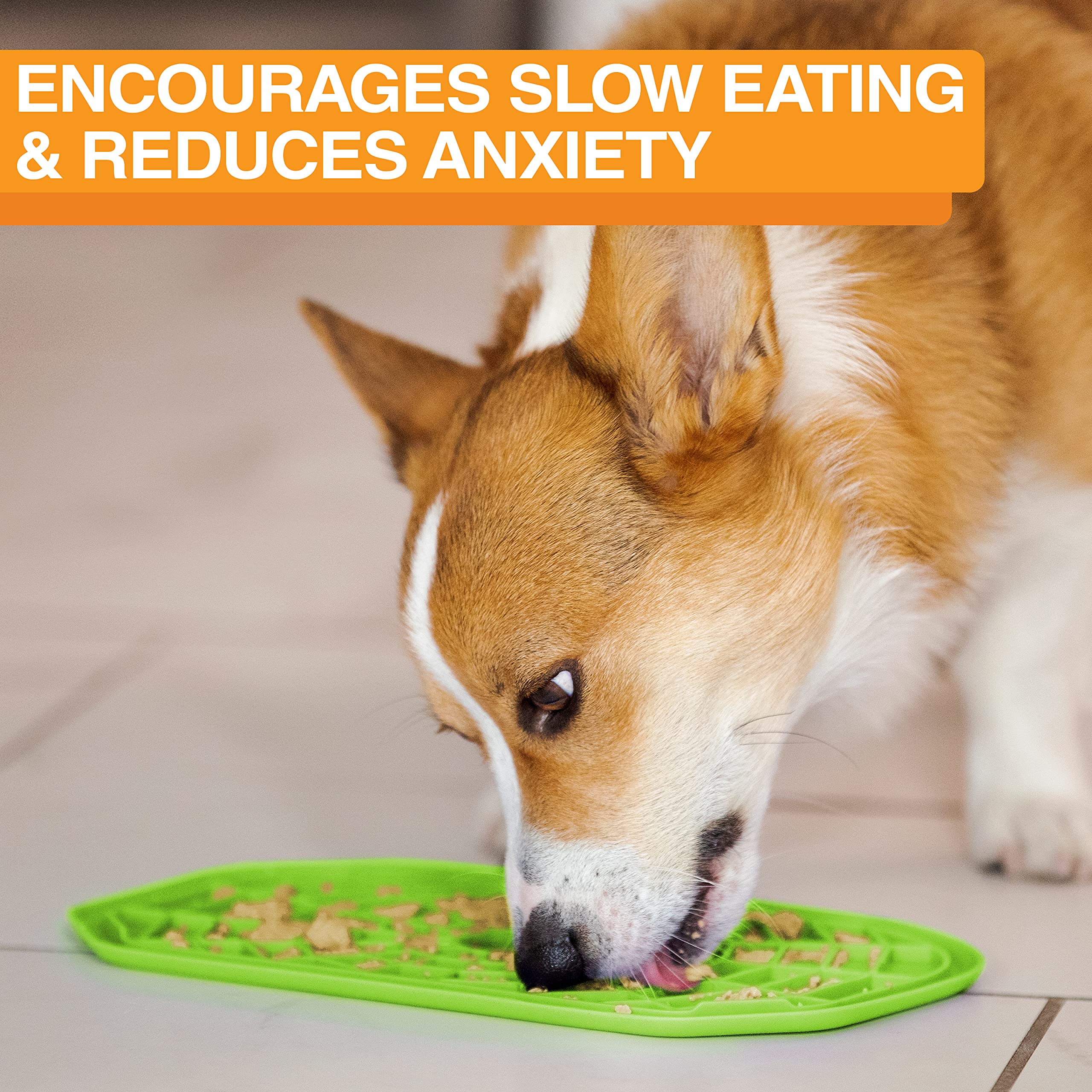 Neater Pets - Neat-Lik - Slow Feeding Pad for Dogs & cats - Puzzle Toys Provide Boredom & Anxiety Relief - Fill Licking Pad with