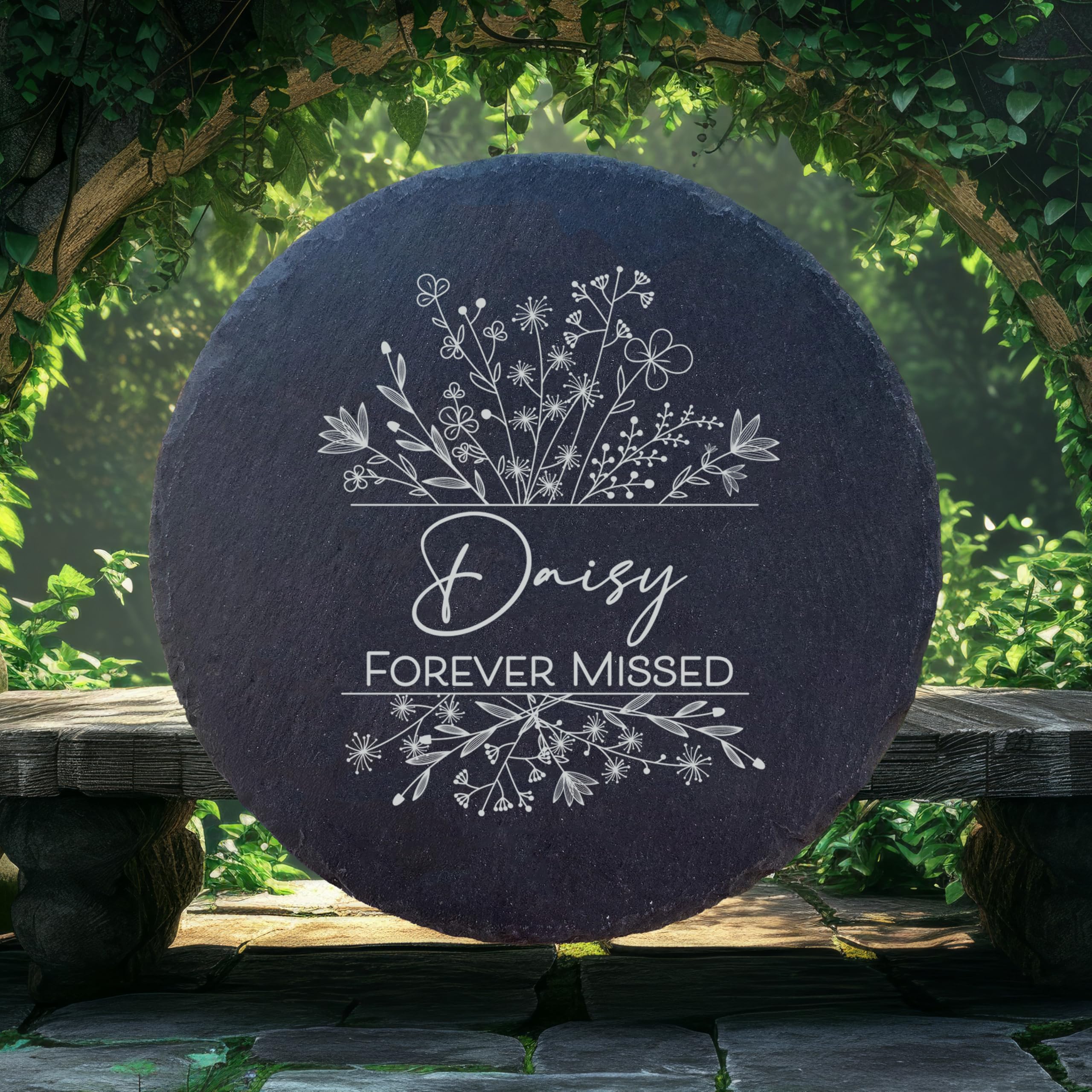 Memorial Gift For Loss Of Pet, Cemetery Decoration, Personalized Remembrance Garden Stone, Dog Heaven Grave Marker, Cat Lovers B