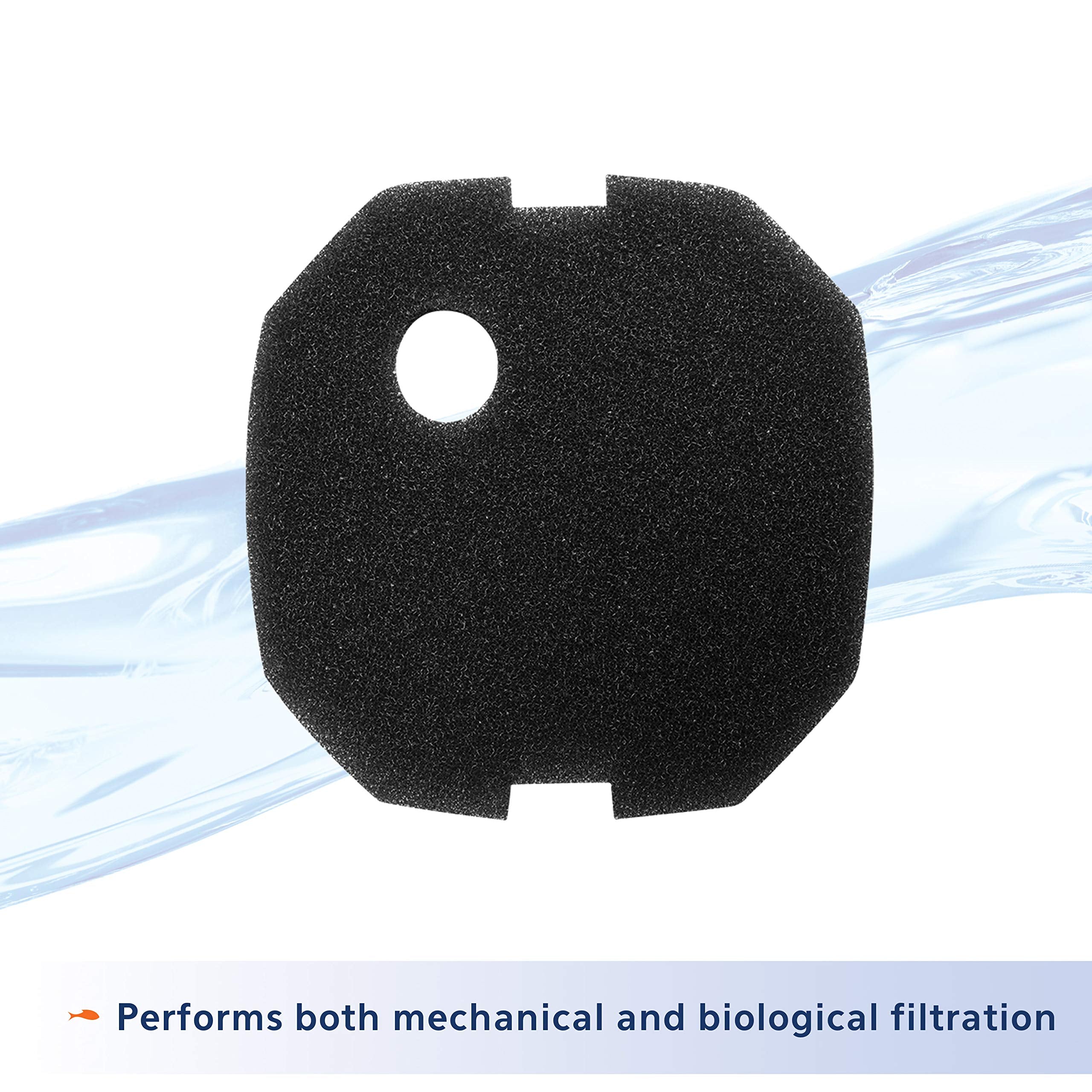 Aqueon Canister Filter Media Foam Pad, Black, Medium/Large