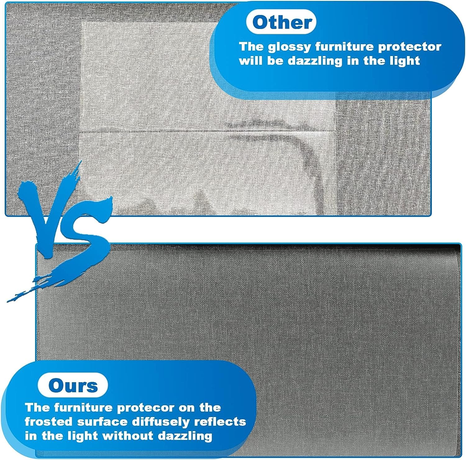 Mioule Anti Cat Scratch Furniture Protectors From Cats Scratching Stop, 12 Pack Self-Adhesive Single Side Couch Sofa Corner Prot