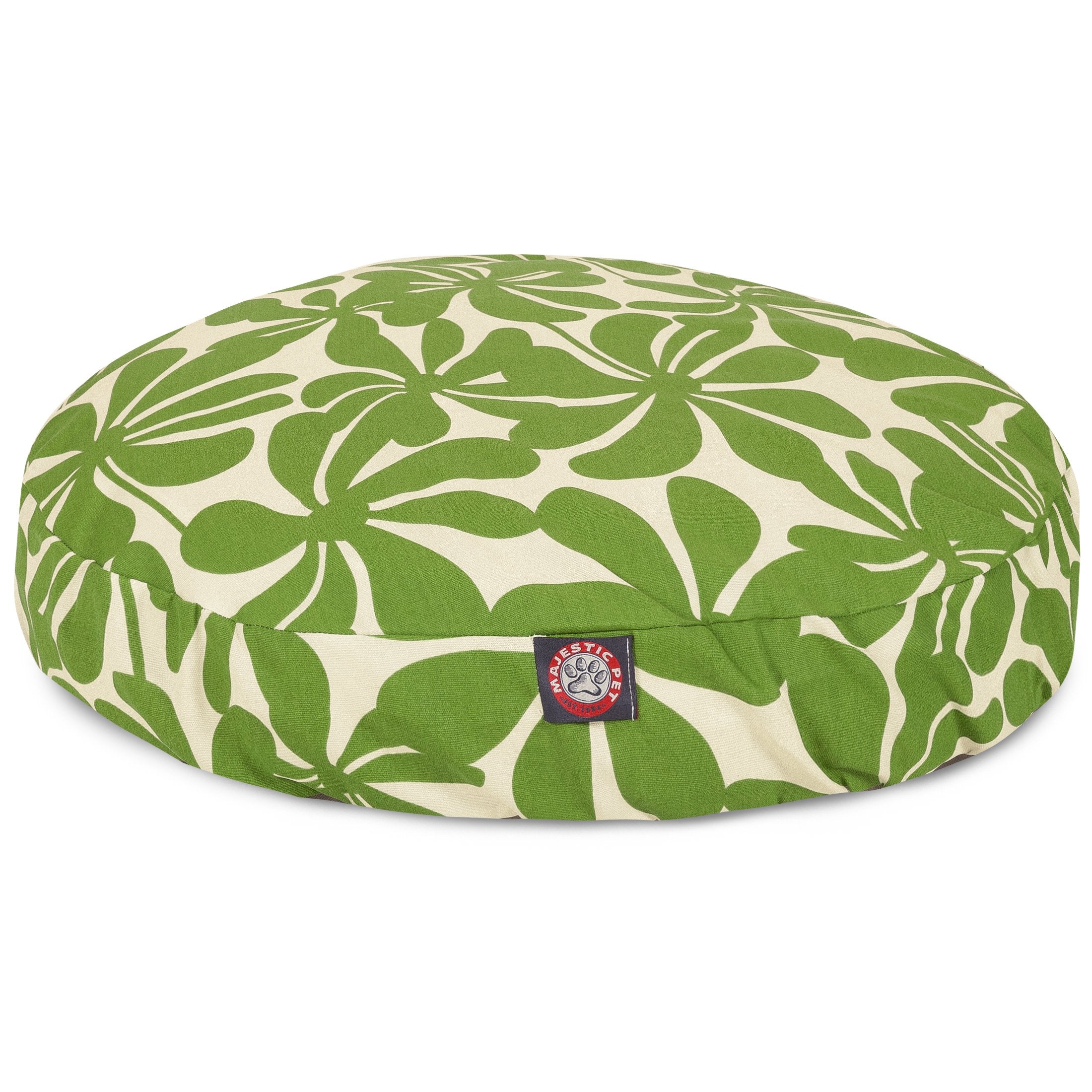Sage Plantation Medium Round Indoor Outdoor Pet Dog Bed With Removable Washable Cover By Majestic Pet Products
