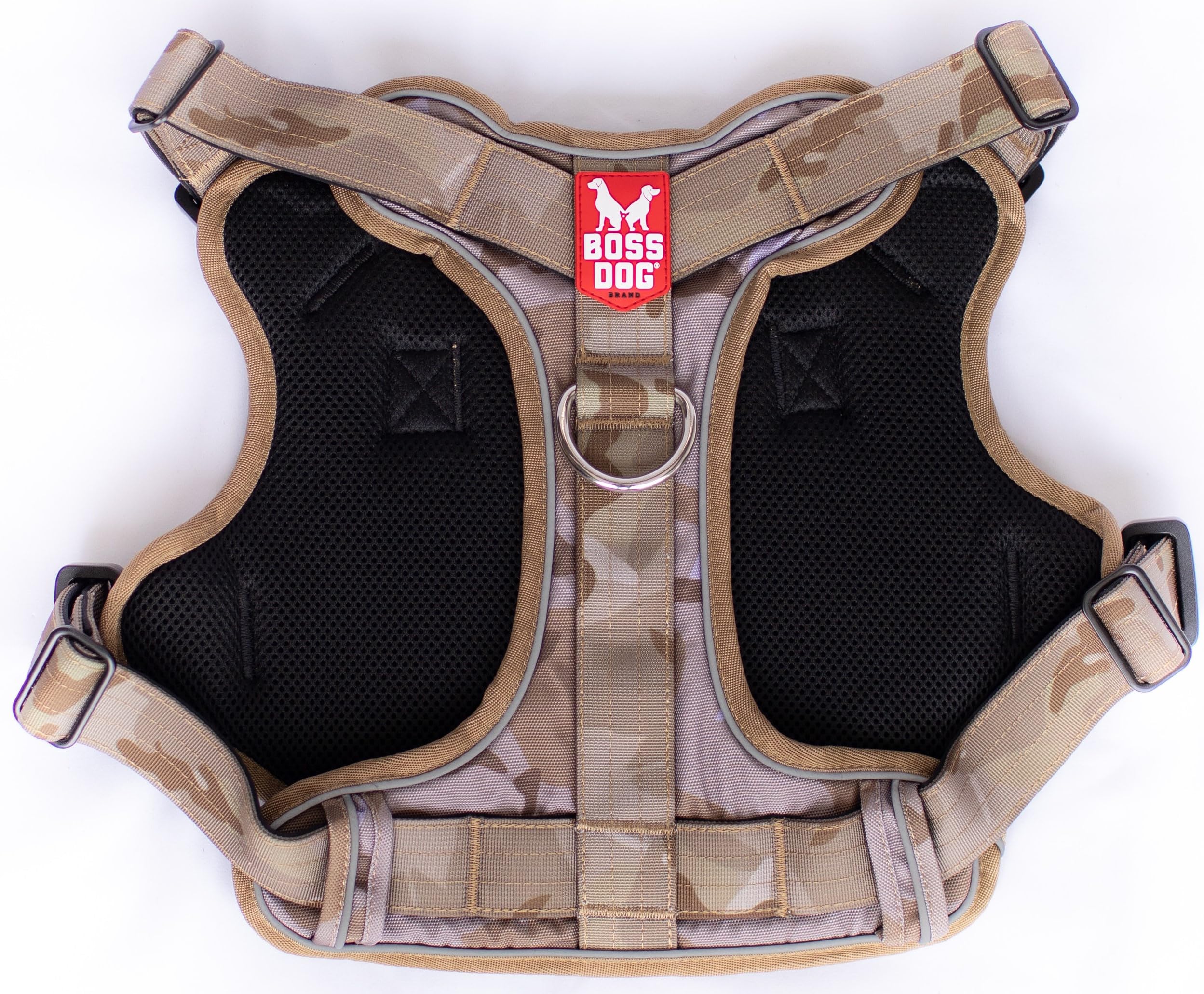 Boss Dog Tactical Harness, Camo, Small