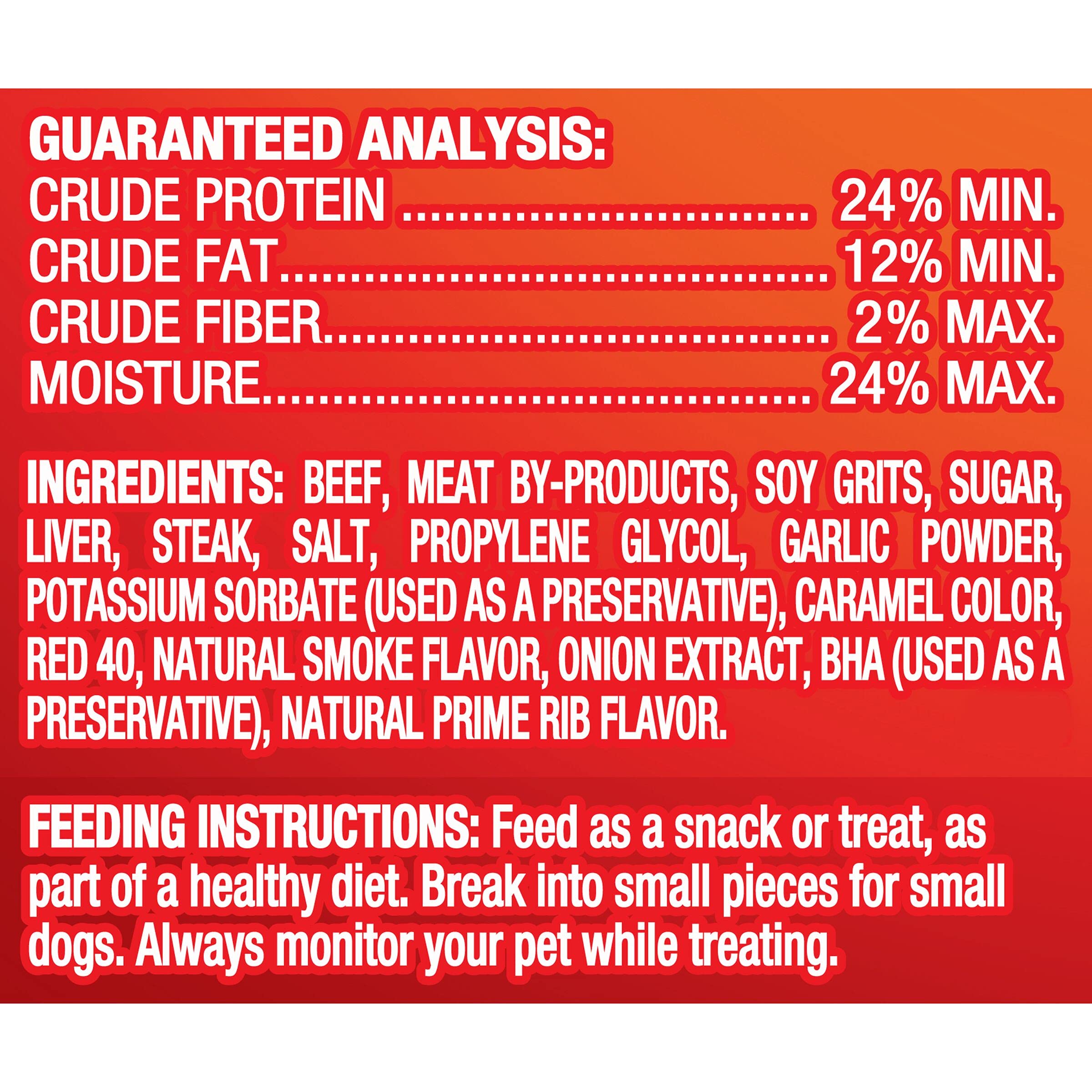 Pup-Peroni Dog Treats, Prime Rib Flavor, 5.6 Ounce (Pack of 8), Made with Real Steak