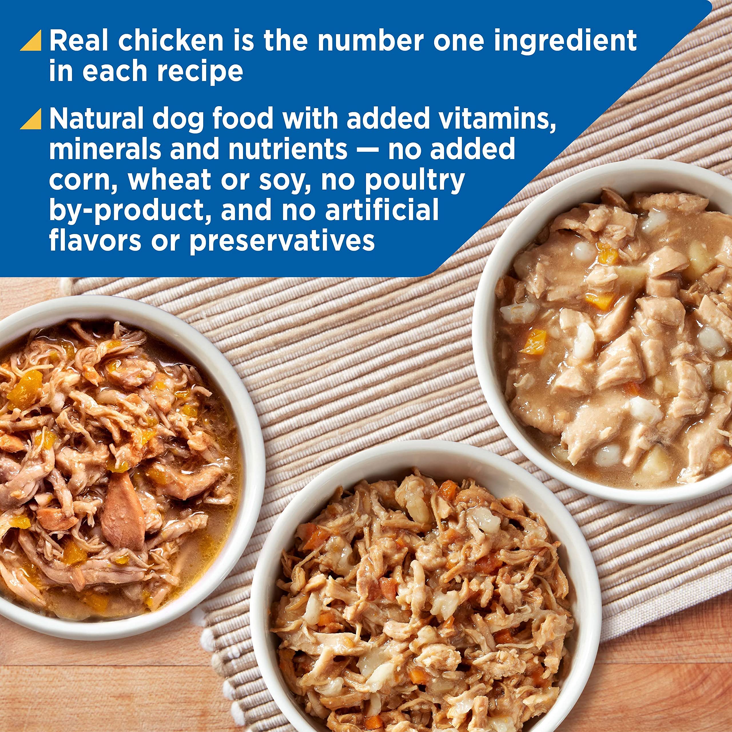 Natures Recipe Wet Dog Food, Variety Pack, 2.75 Ounce Cup (Pack of 12) - Packaging may vary