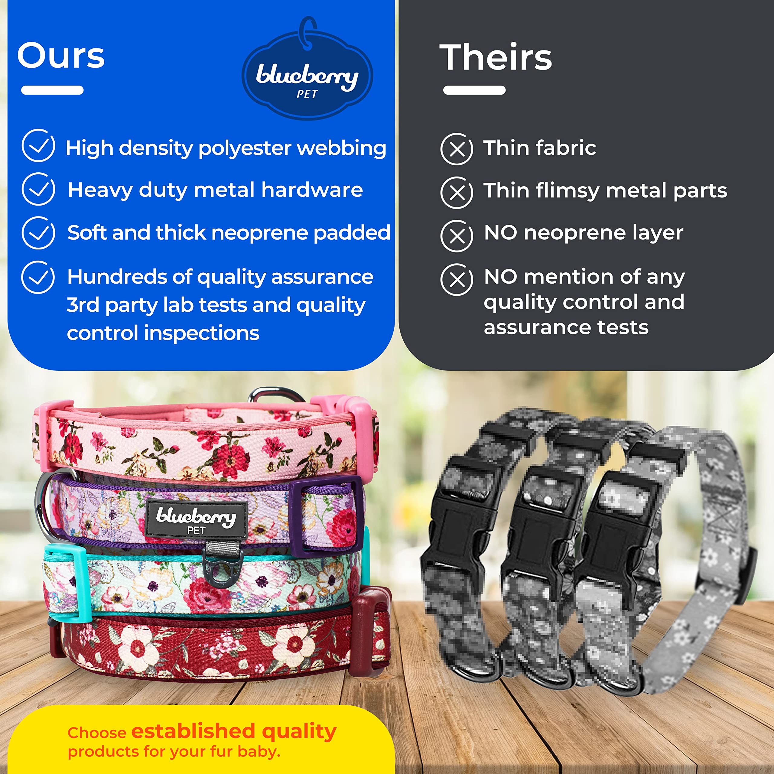 Blueberry Pet 5 Patterns Soft & Comfy Paisley Flower Print Neoprene Padded Adjustable Dog Collar, Emerald Green, Large, Neck 18'-26'