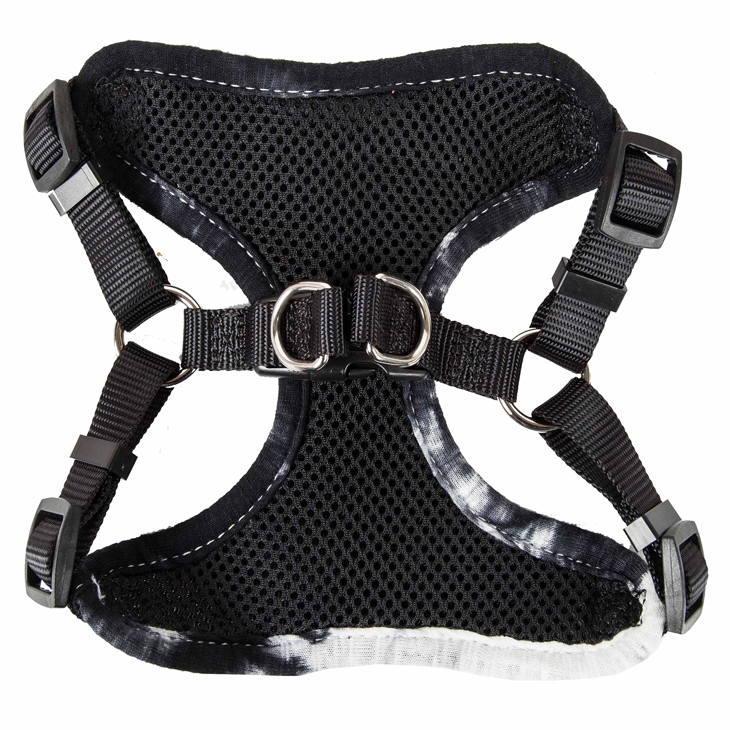 Pet Life Bonatied Mesh Reversible And Breathable Adjustable Dog Harness W/Designer Neck Tie, Small, Camo