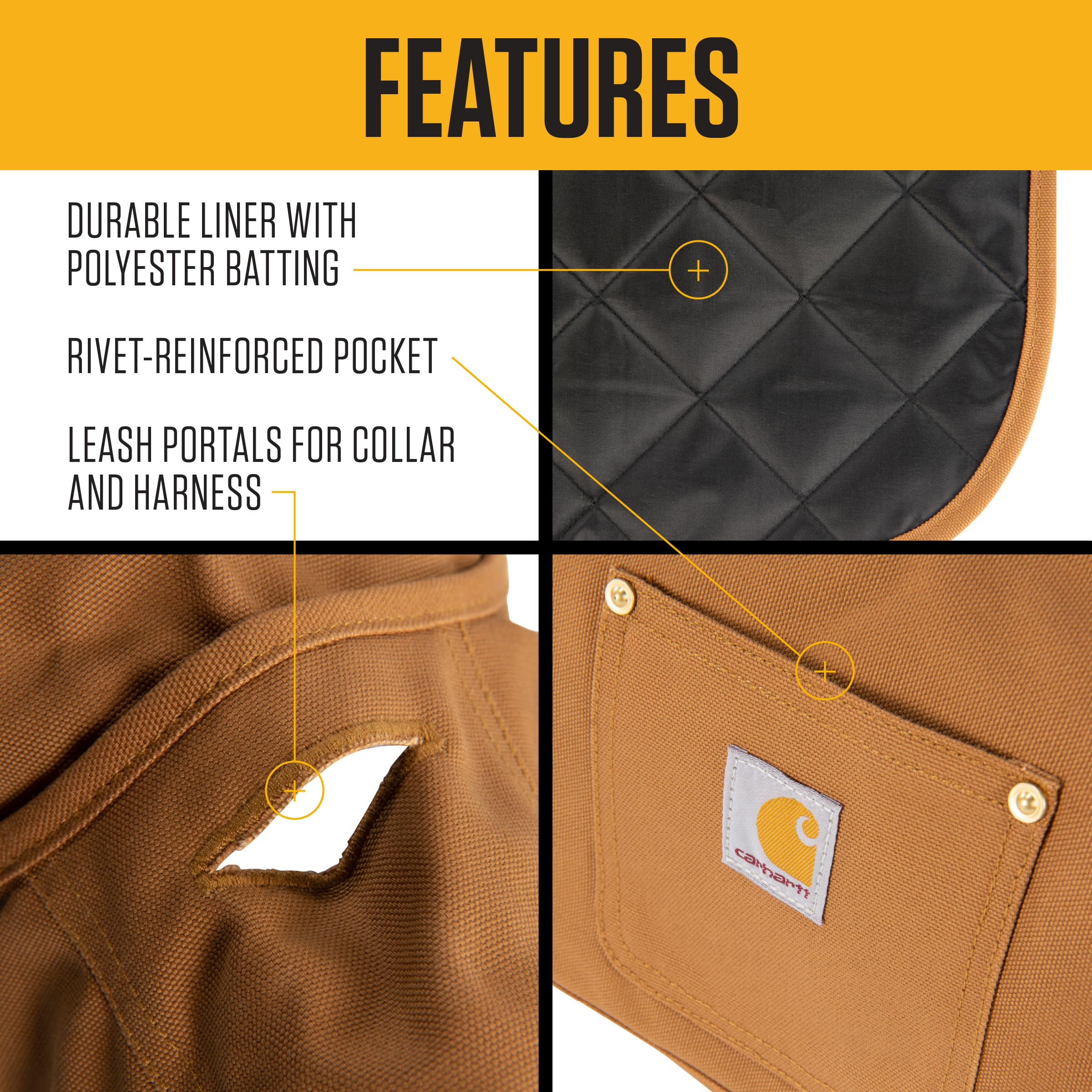 Carhartt Firm Duck Dog Chore Coat, Insulated Weather Resistant Jacket for Cold and Windy Conditions, Hunter Orange, Medium