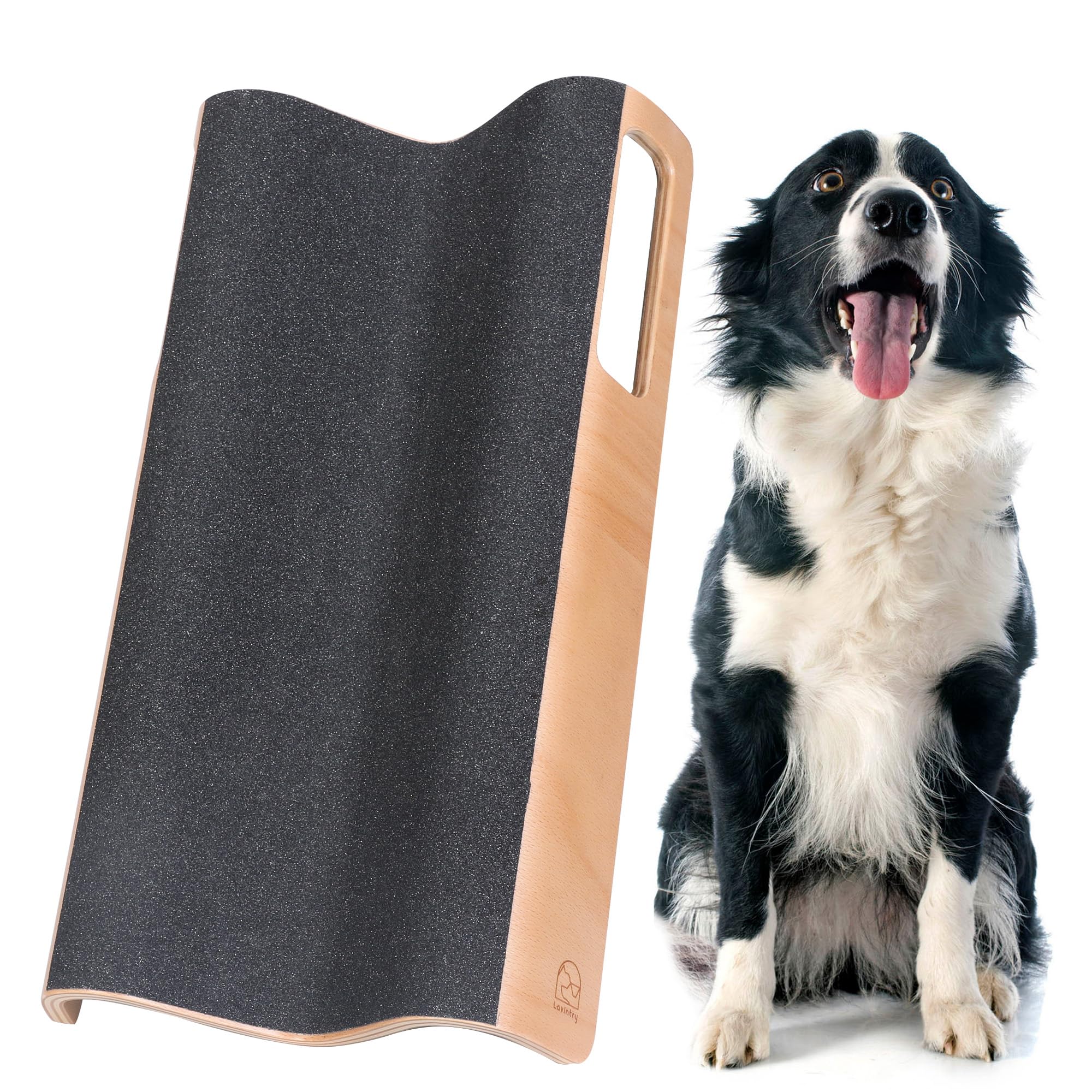 Lovintry M-Shaped Dog Scratch Pad For Nails, Dog Nail File Toy For Dog Nail Maintenance, Shortened Dogs Side Nails Easily (L)
