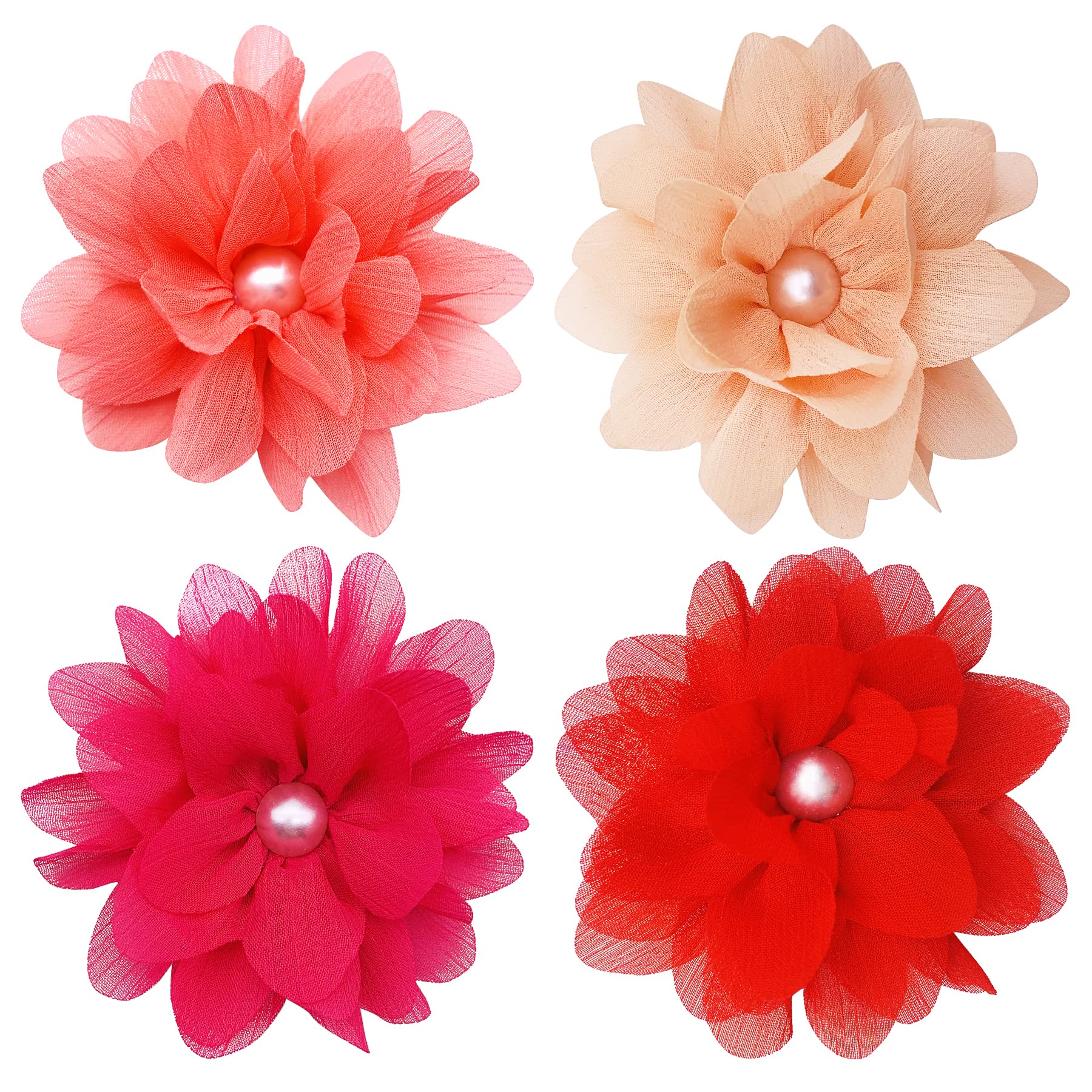 Pet Show 3'' Valentines Small Dog Flowers Collar Charms Accessories For Girls Cat Puppies Collars Bows Grooming Supplies Pink Re