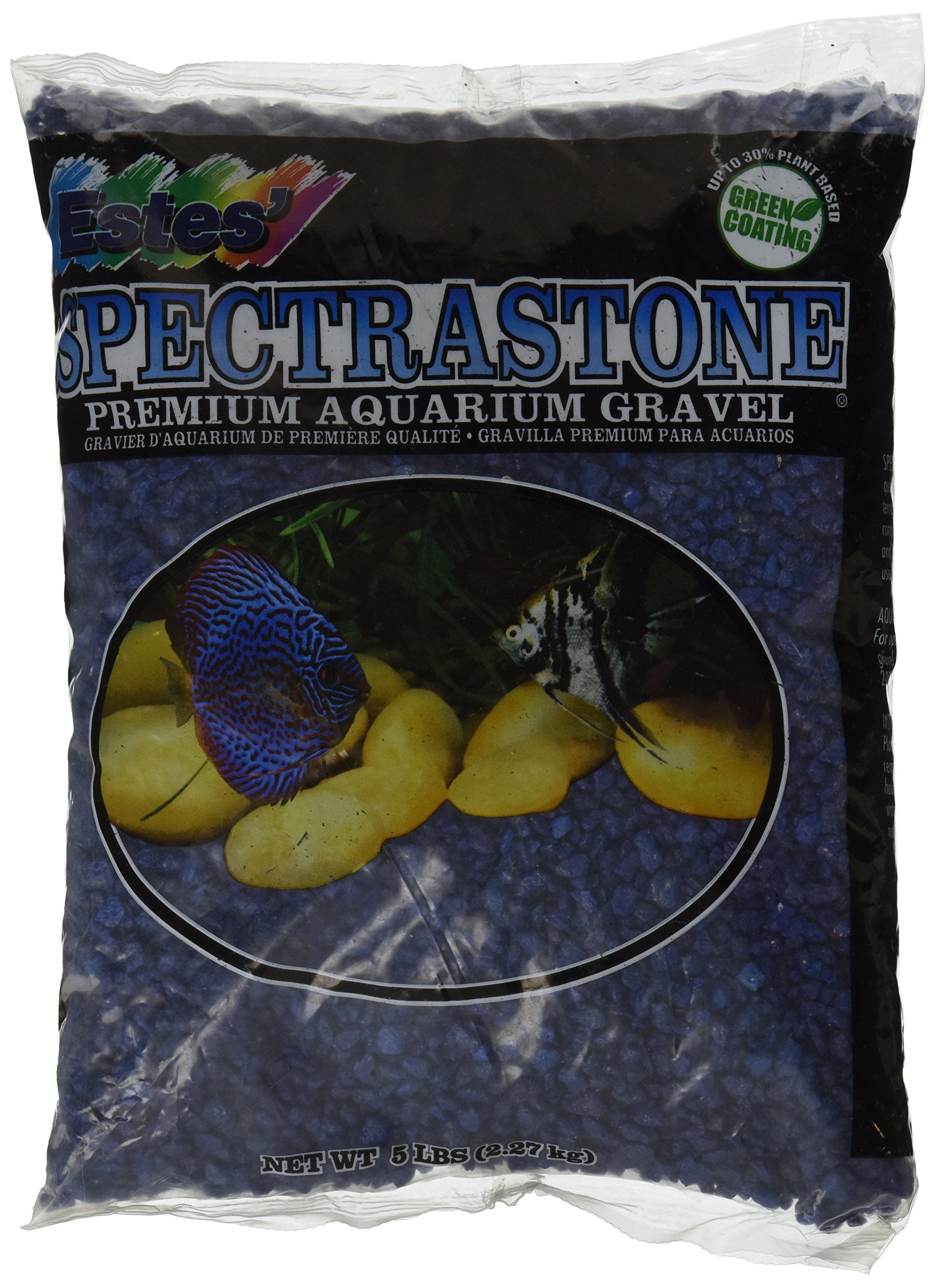 Spectrastone Special Blue Aquarium Gravel For Freshwater Aquariums, 5-Pound Bag