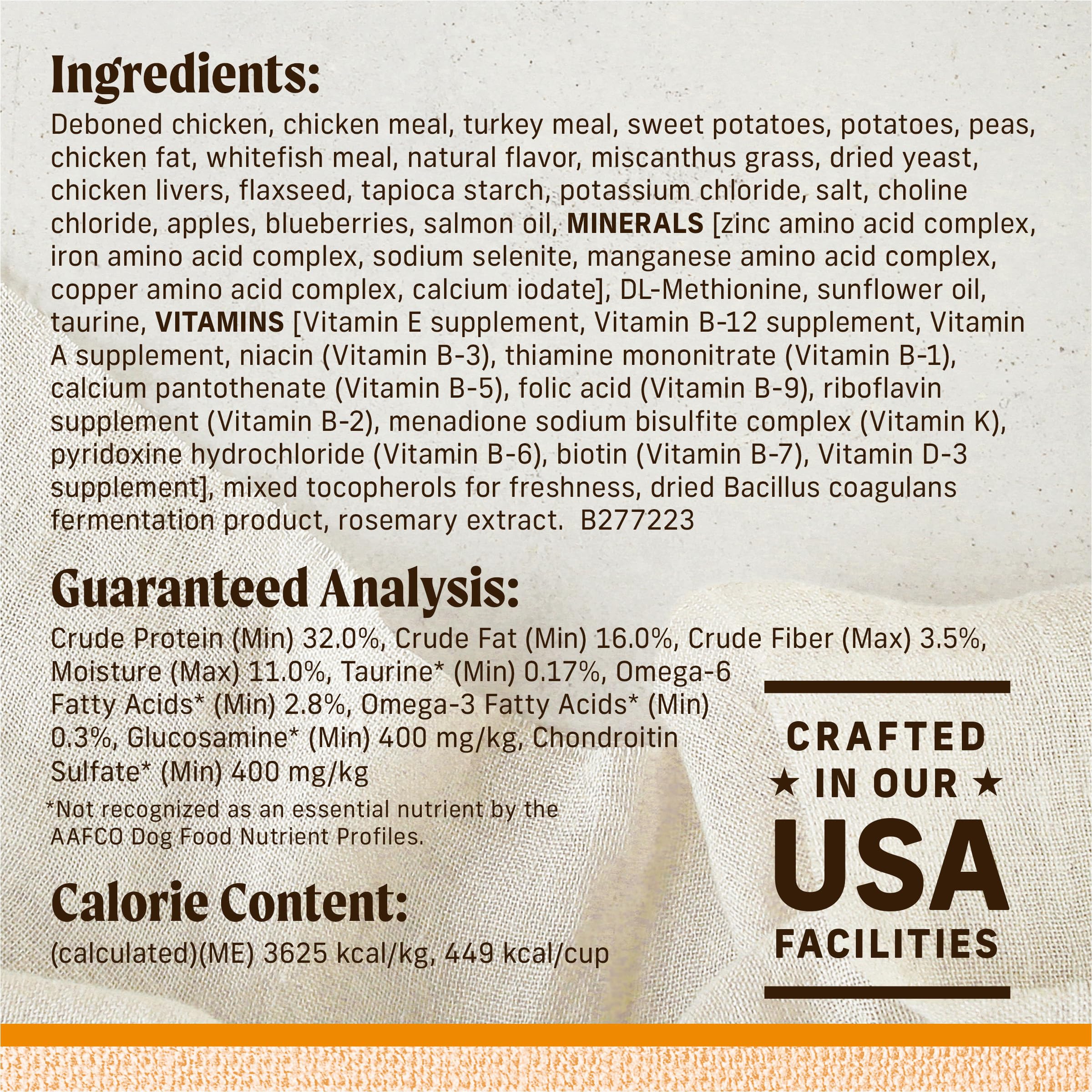 Merrick Lil Plates Grain Free Dry Dog Food For Small Dogs, Chicken And Sweet Potato Kibble With Raw Bites - 4.0 lb. Bag