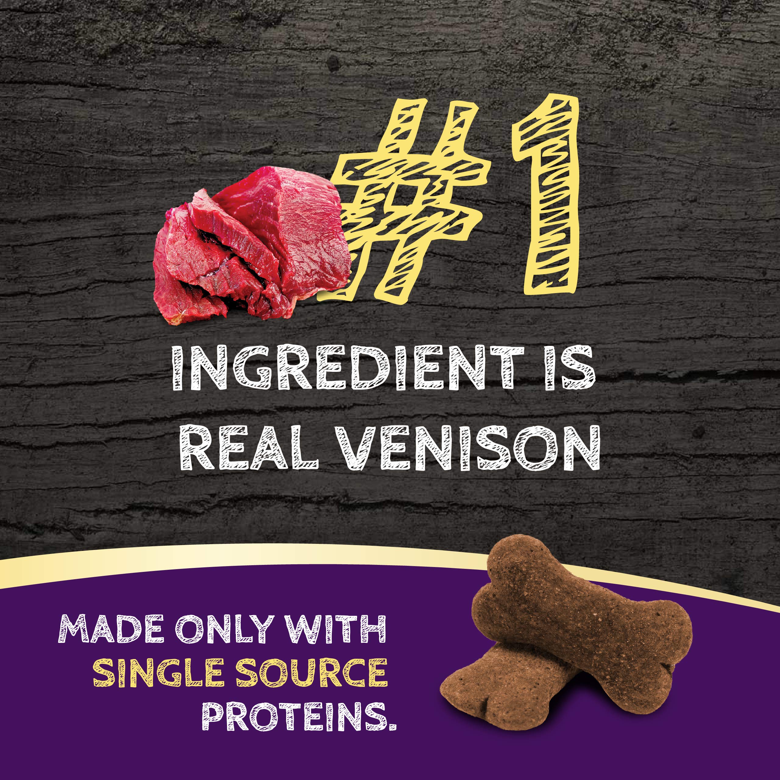 Zignature Venison Limited Ingredient Formula Biscuit Dog Treats 12oz