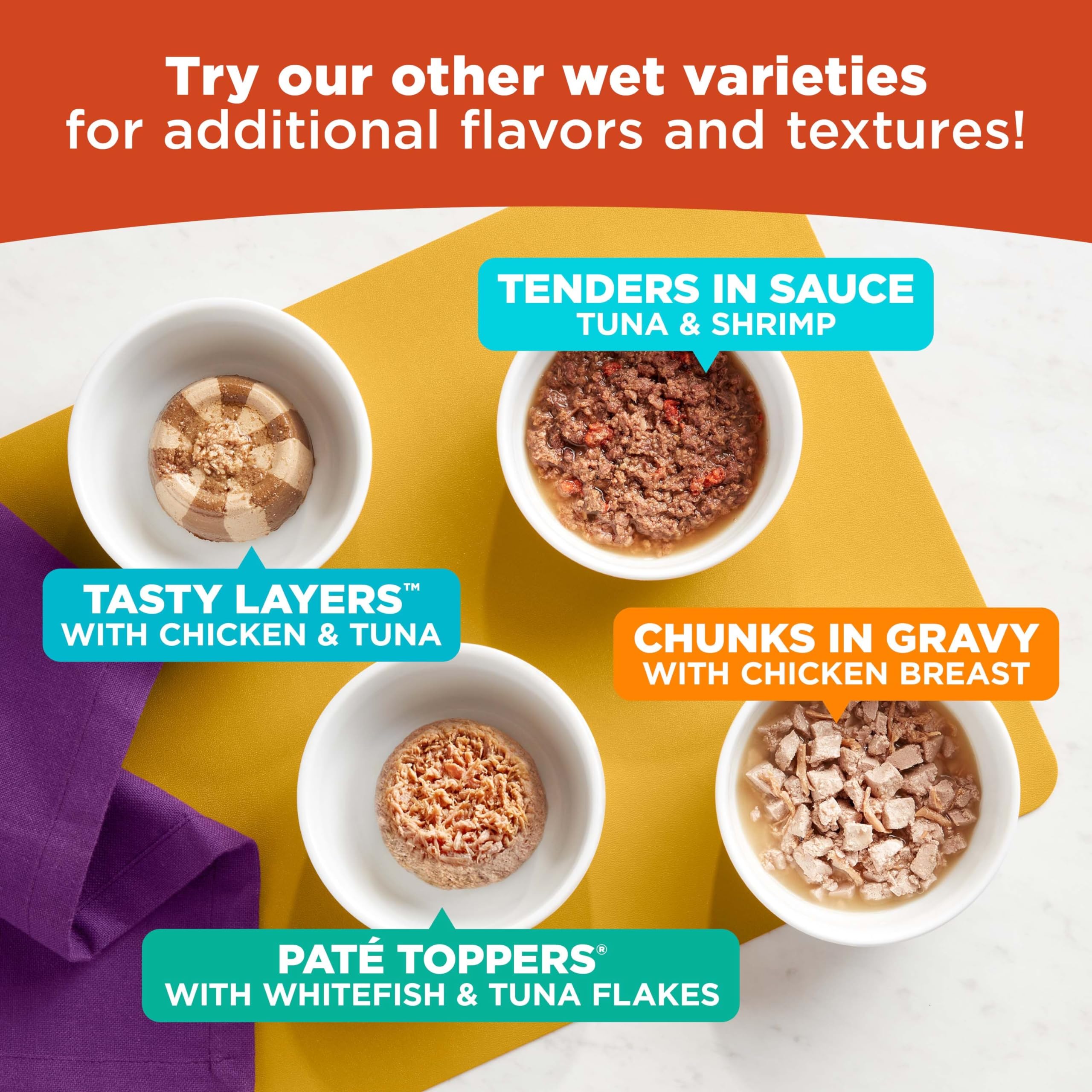 Meow Mix Pat   in Gravy Wet Cat Food Variety Pack, Surf n Turf Pat  s 2.75 Ounce (Pack of 12)