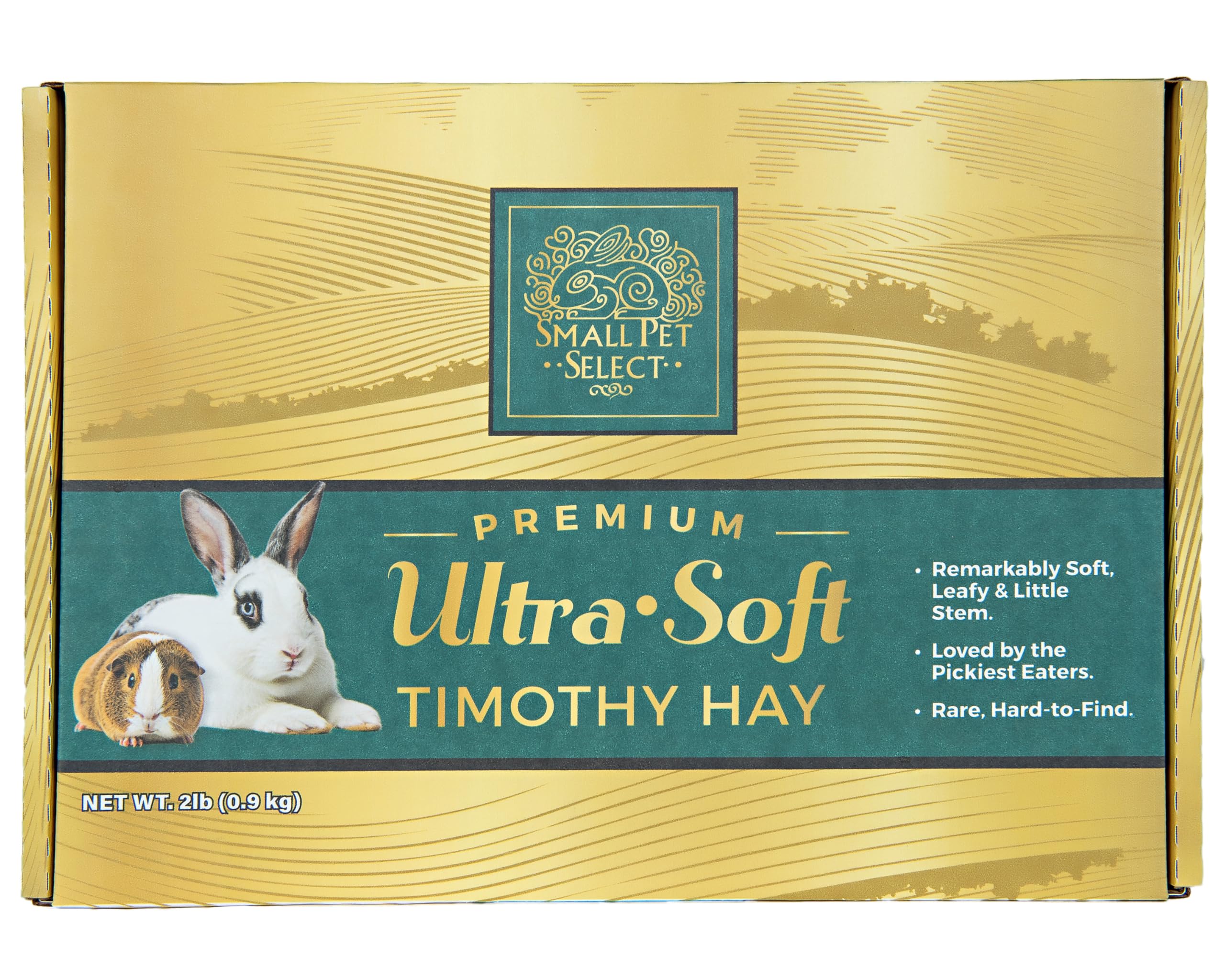 Small Pet Select - Premium Ultra Soft Timothy Hay, Rabbits, Guinea Pigs, Chinchillas, 2lb