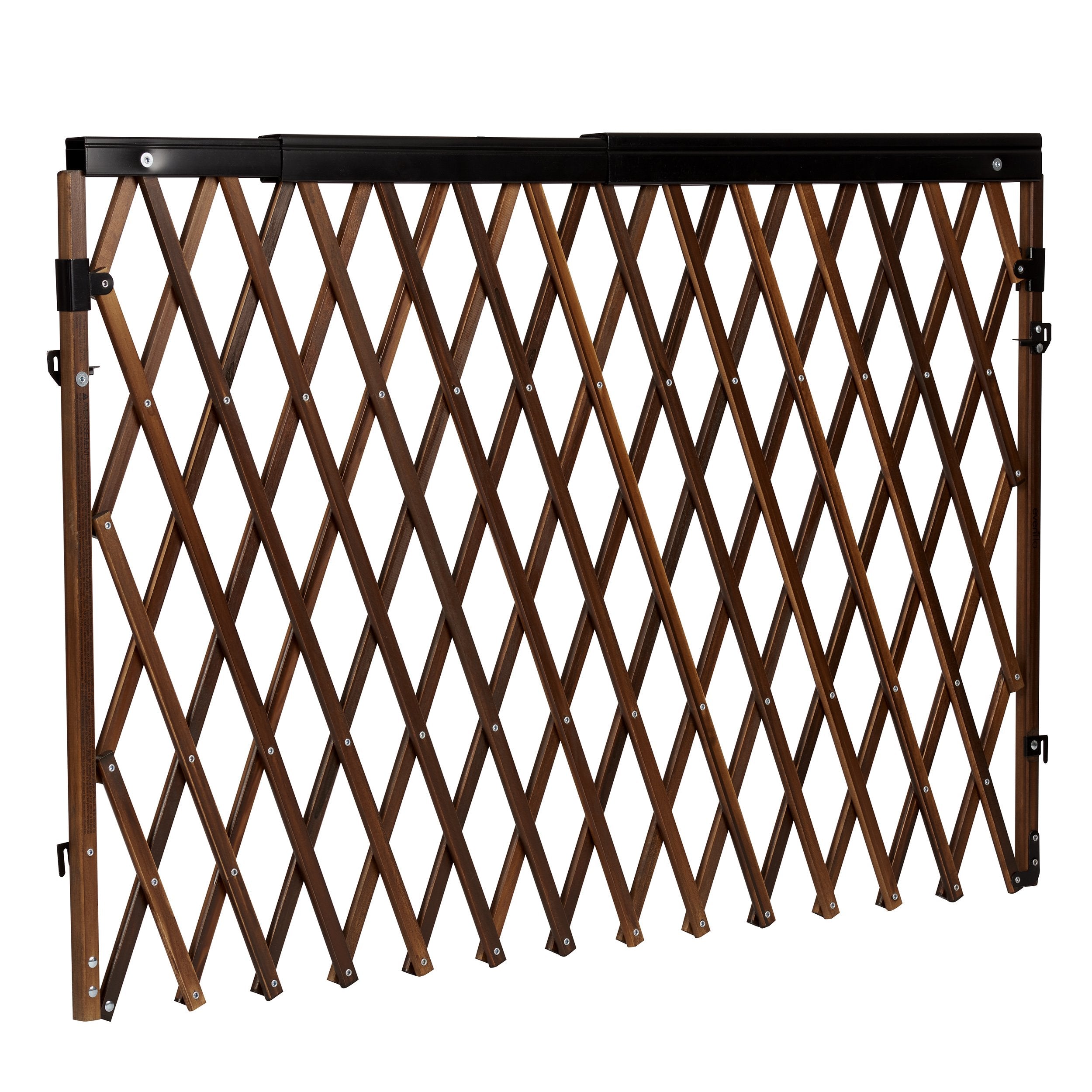 Evenflo Expansion Walk-Thru Baby Gate, 1 Count, Wood, Farmhouse Collection, Model 1603200