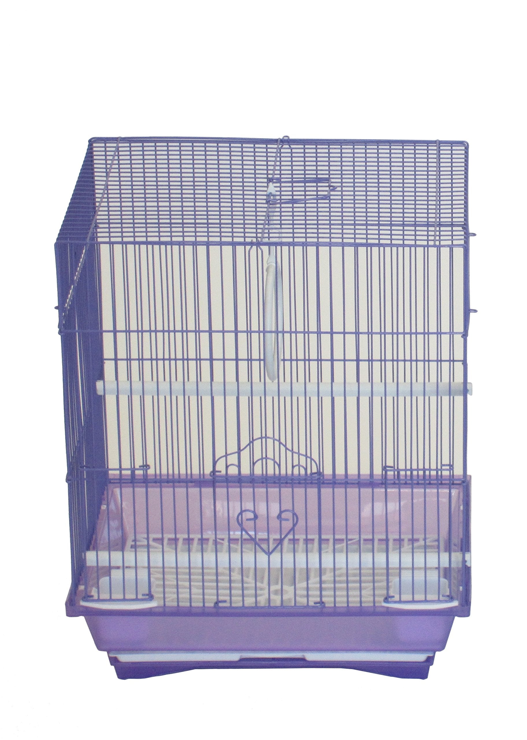 Yml A1124Mpur Flat Top Small Parakeet Cage, 11'' X 8.5'' X 14''